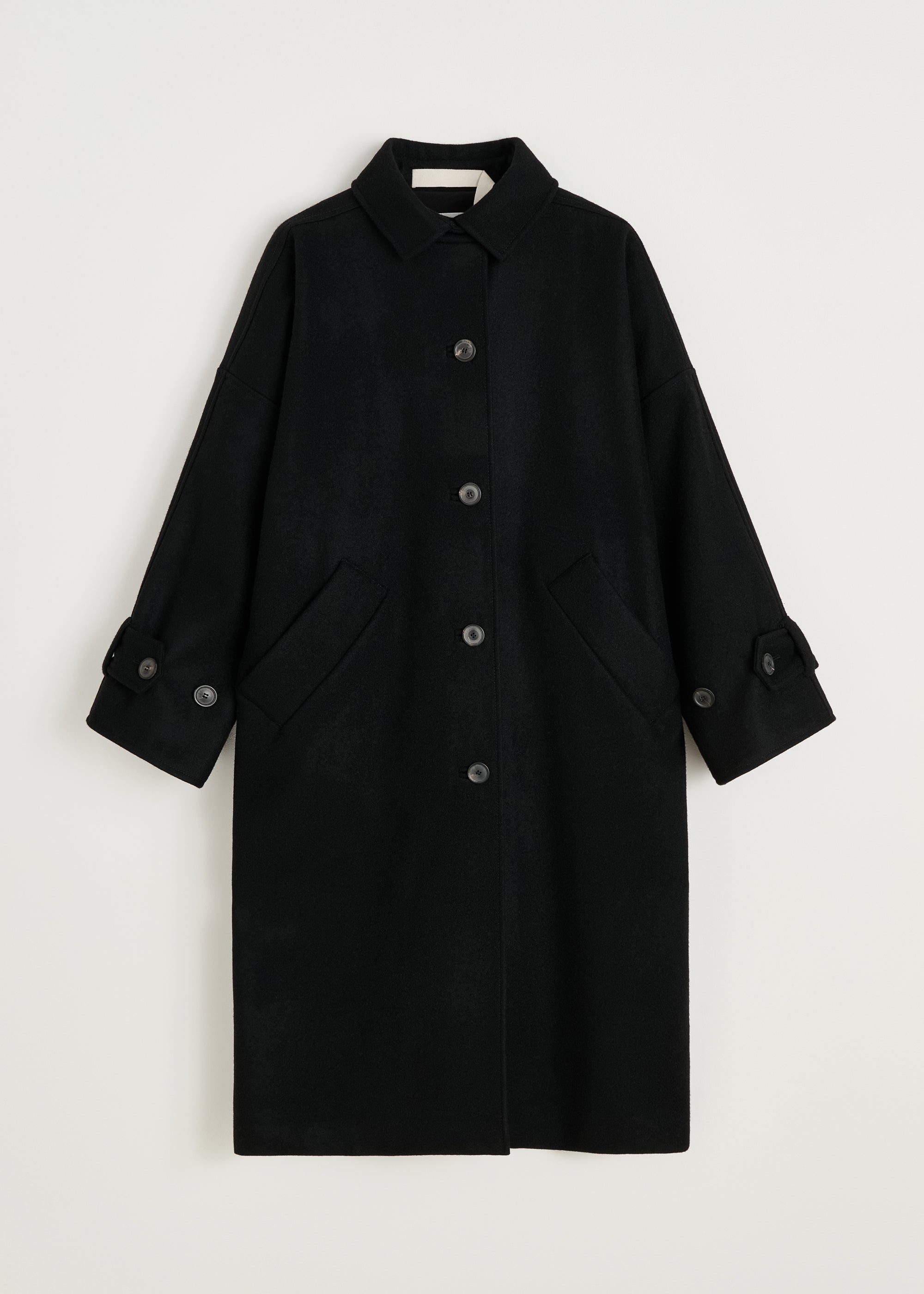 Jo coat loden | Black Coat aiayu