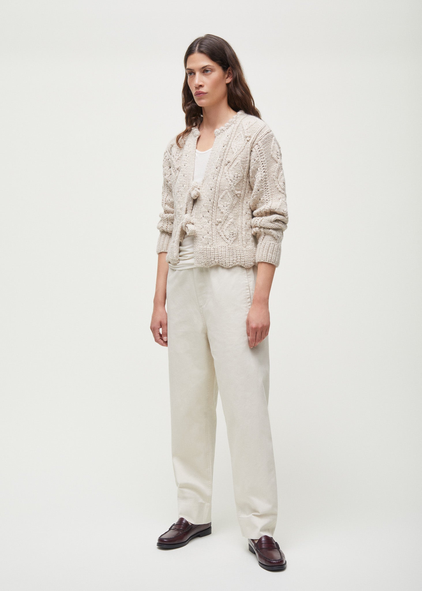 Joana handknitted cardigan | Pure Natural