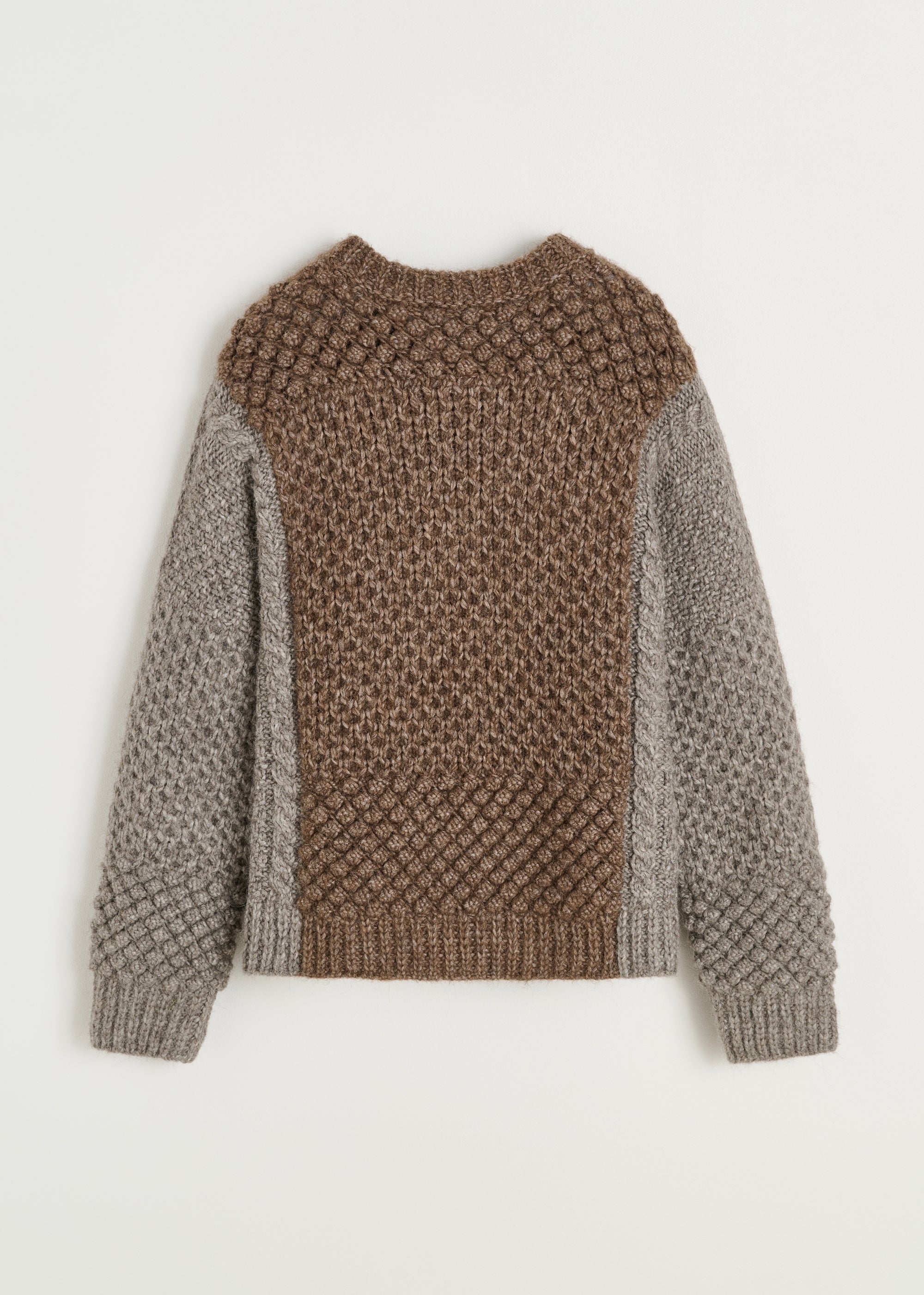 Justina sweater – pure llama | Mix Pure Grey Sweater aiayu