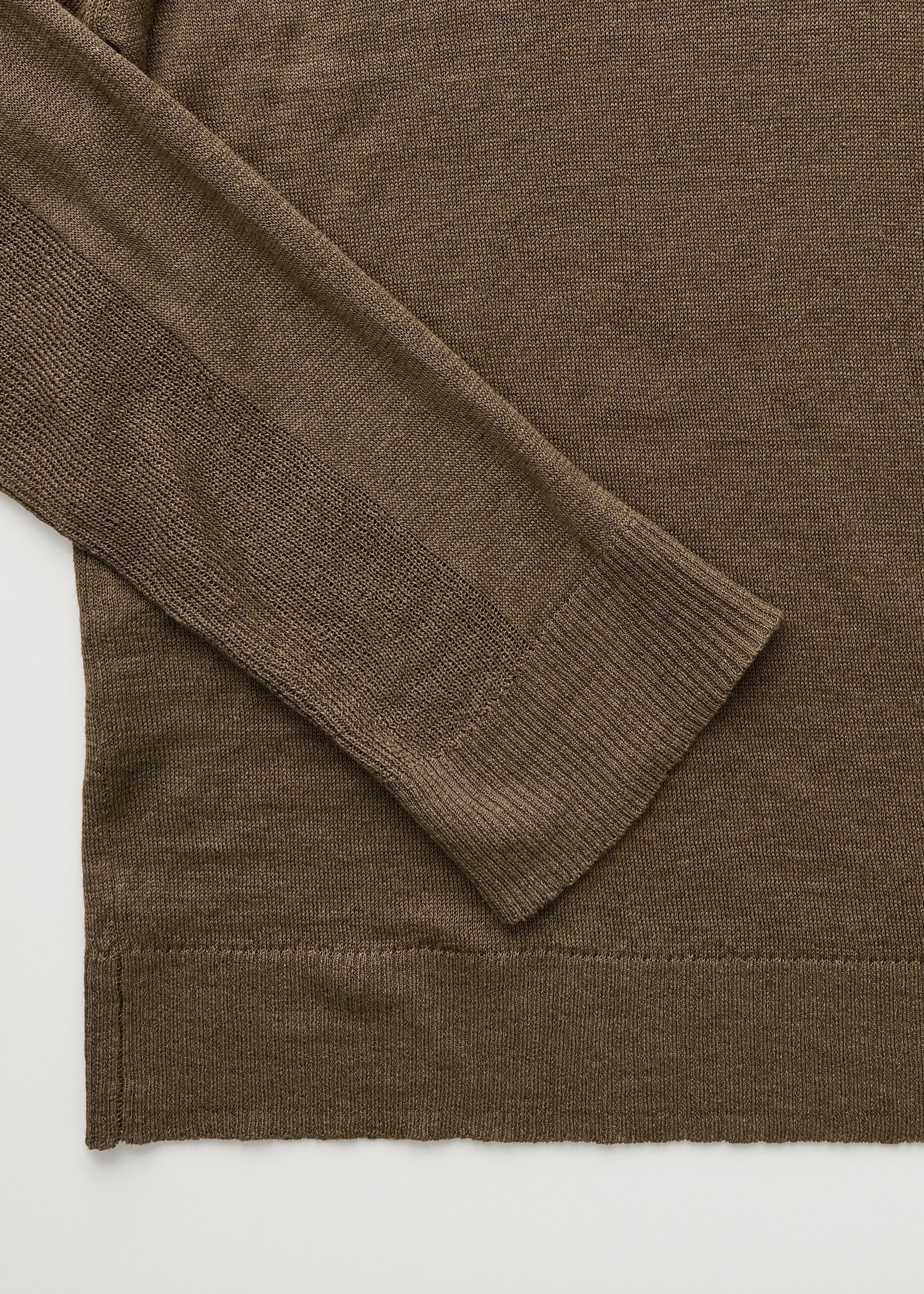 Kanika swetaer – linen | Green Wood Sweater aiayu