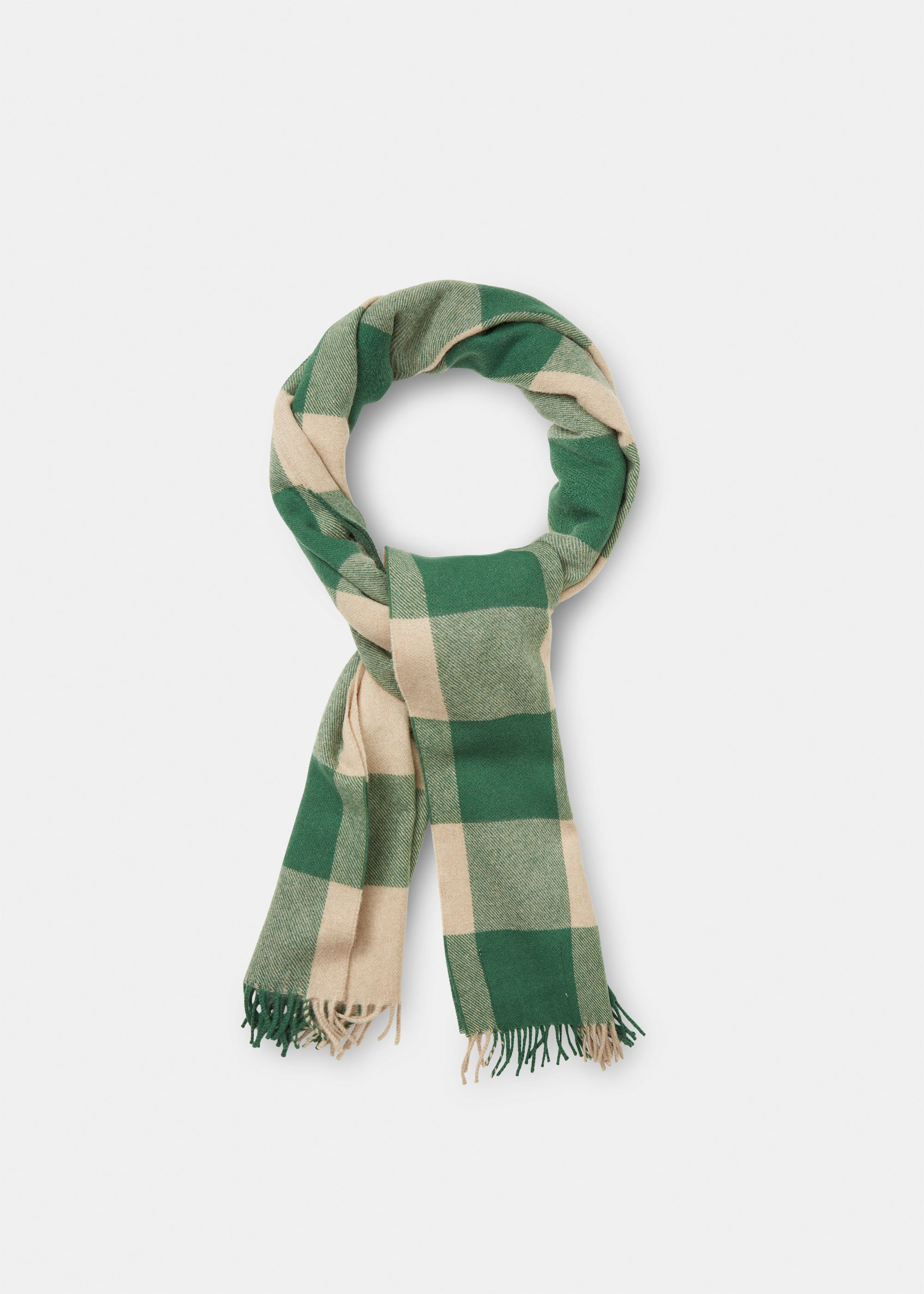 Kay wool scarf | Mix Green