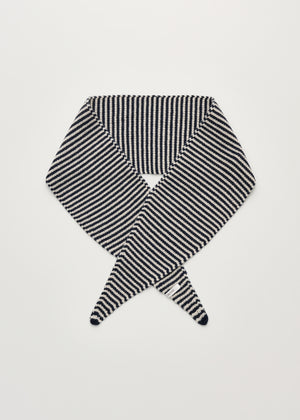 Knox scarf – cashmere | Mix Black Blue Scarf aiayu