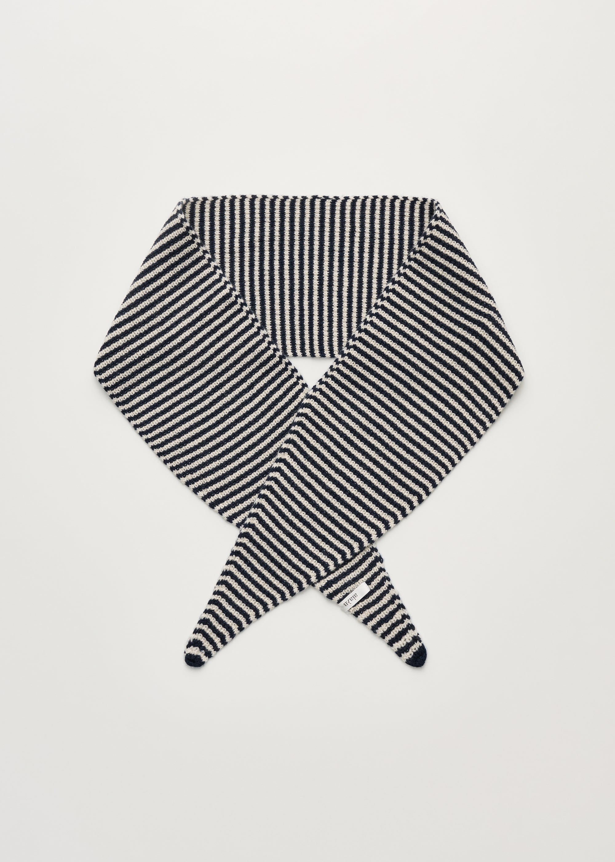 Knox scarf – cashmere | Mix Black Blue Scarf aiayu
