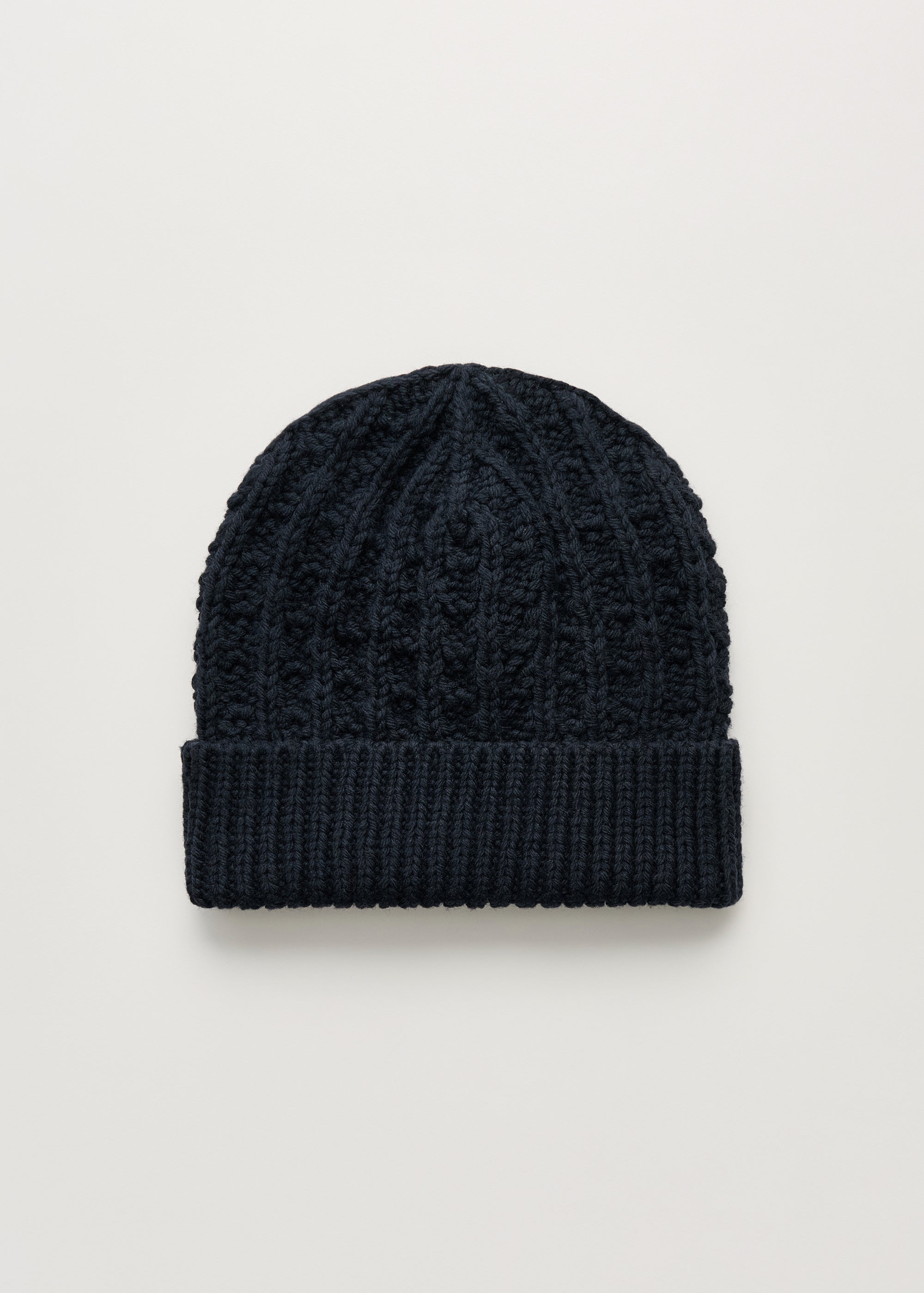 Koda beanie – highland wool | Black navy Hat aiayu