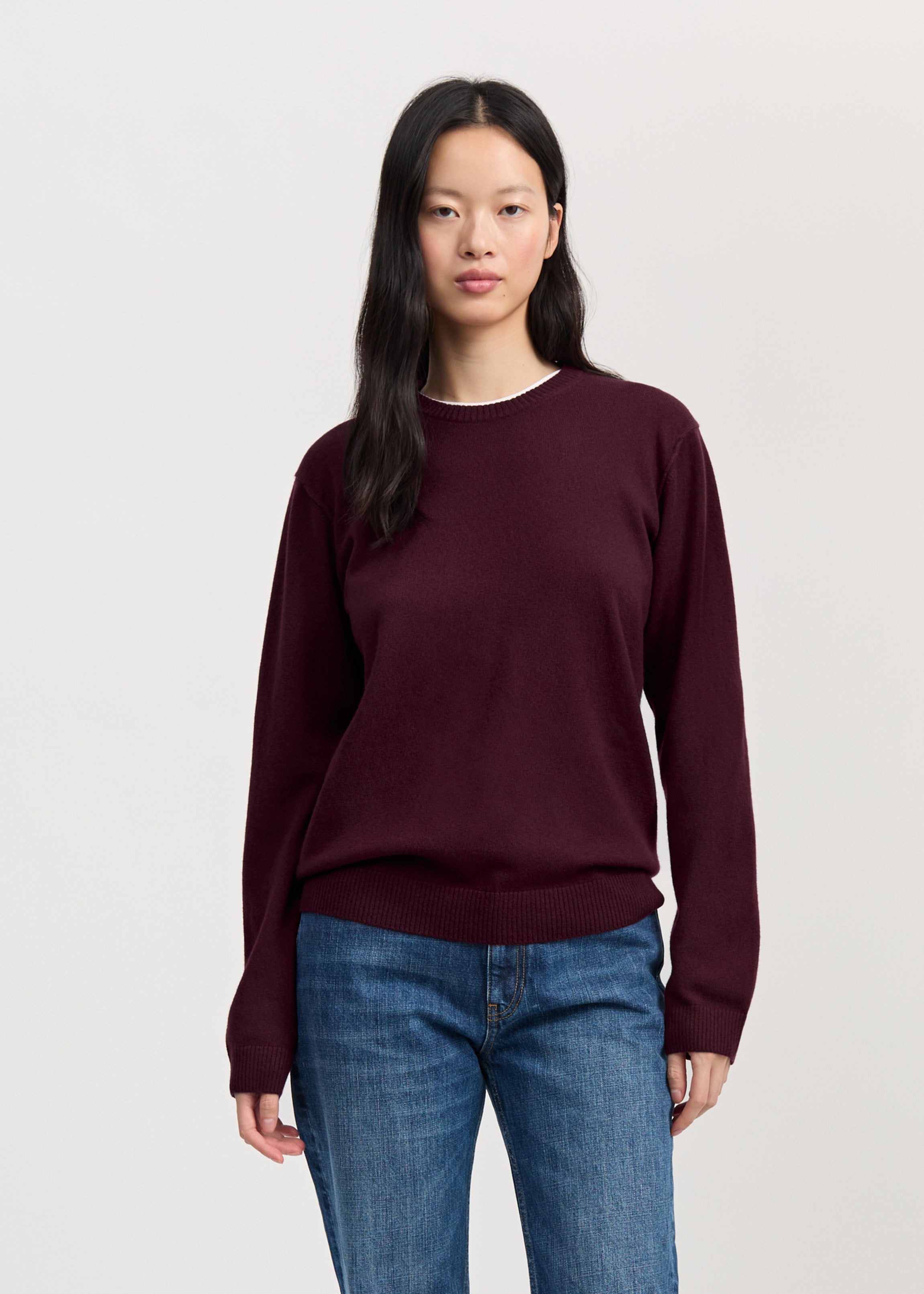 Leonardo sweater – cashmere | Bordeaux Sweater aiayu