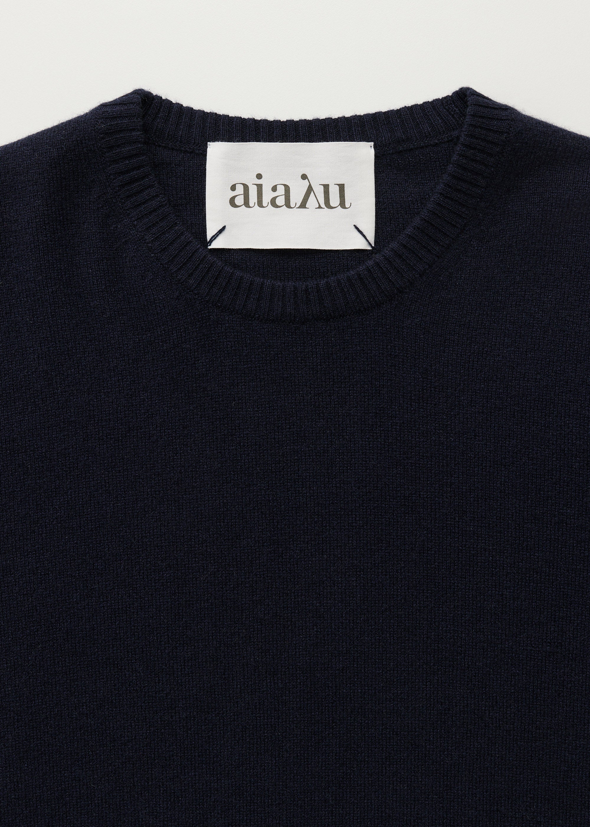 Leonardo cashmere sweater | Black Blue