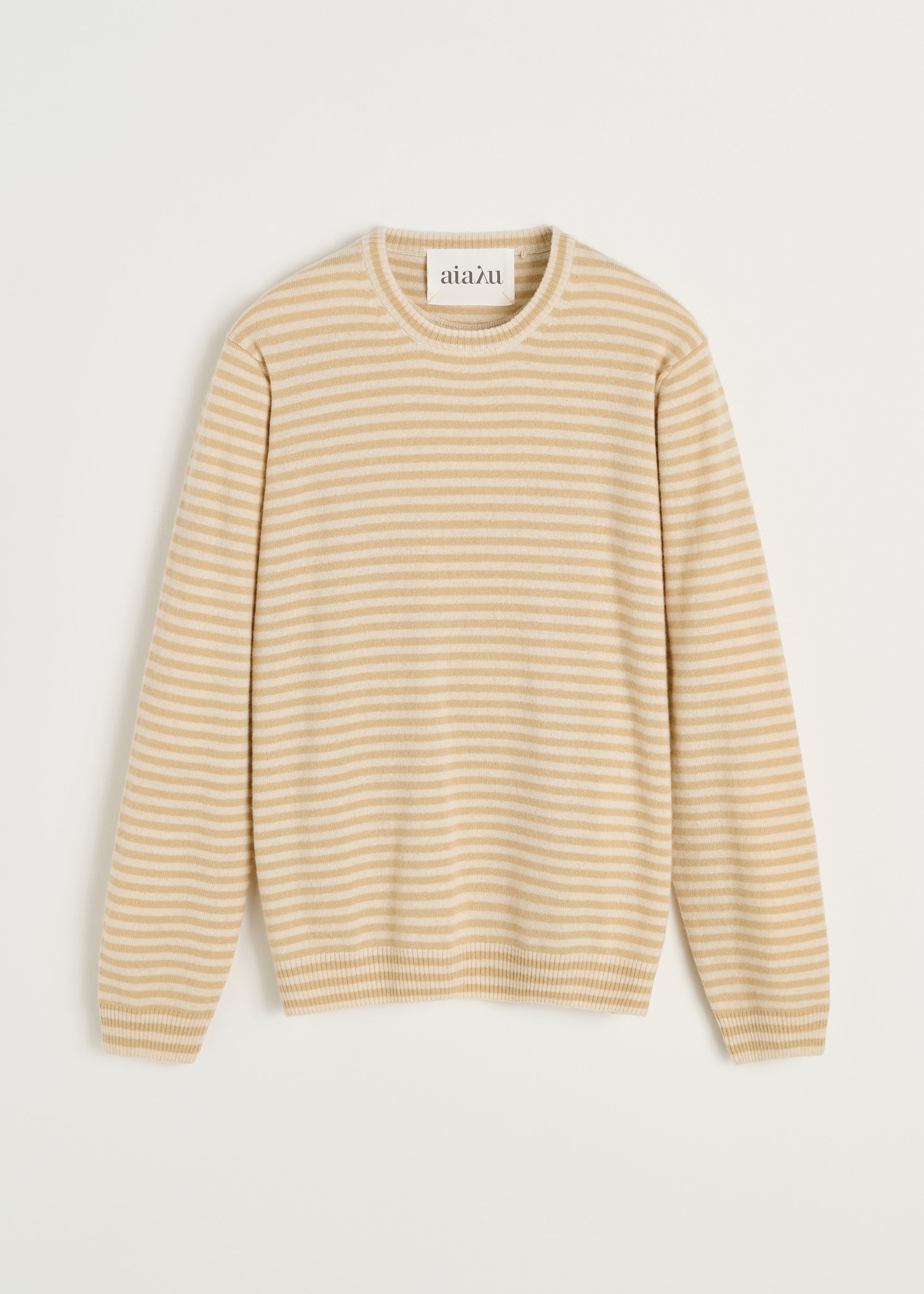 Leonardo sweater – pure cashmere | Mix Corn Sweater aiayu