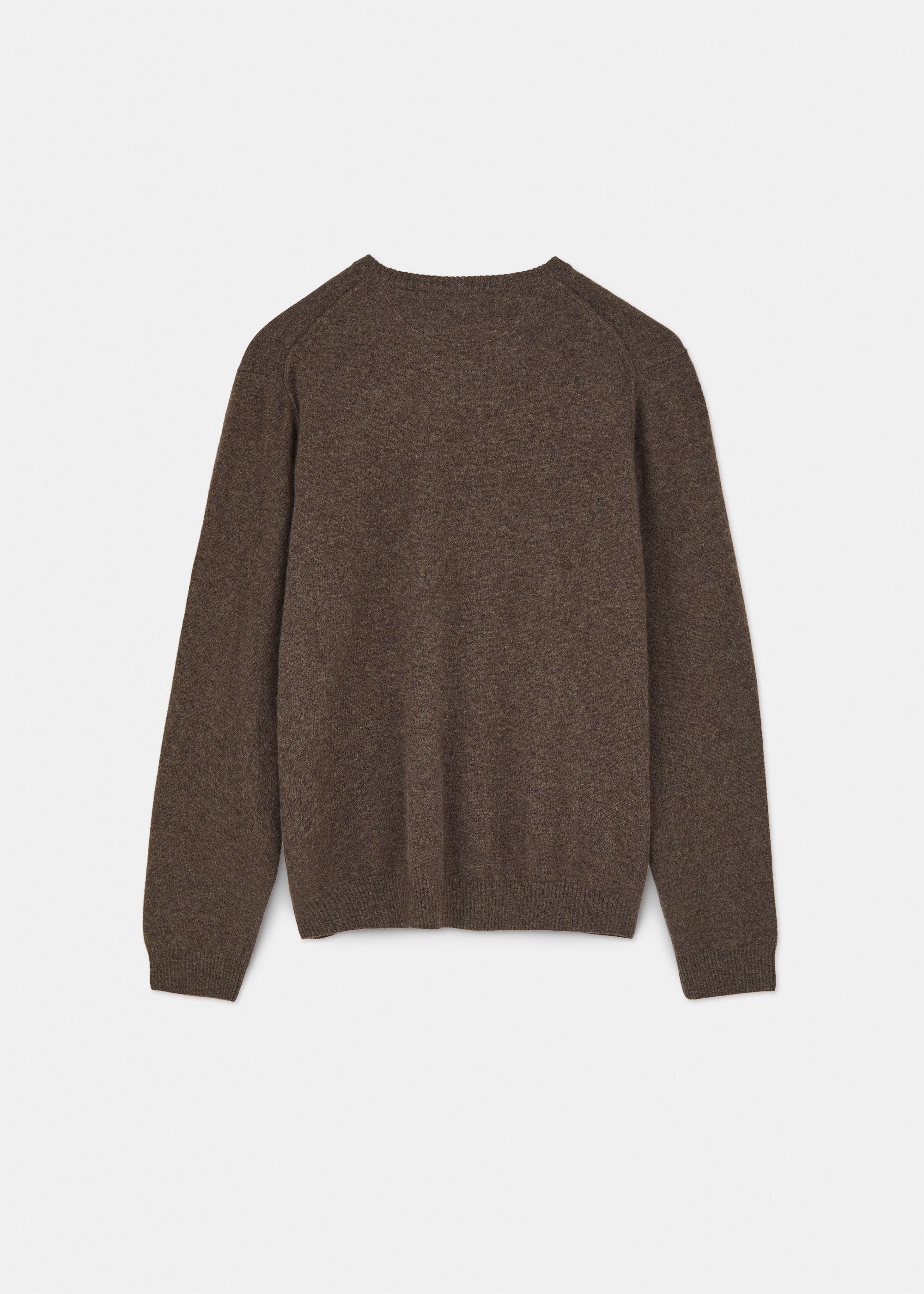 Leonardo cashmere sweater | Pure Dark Brown