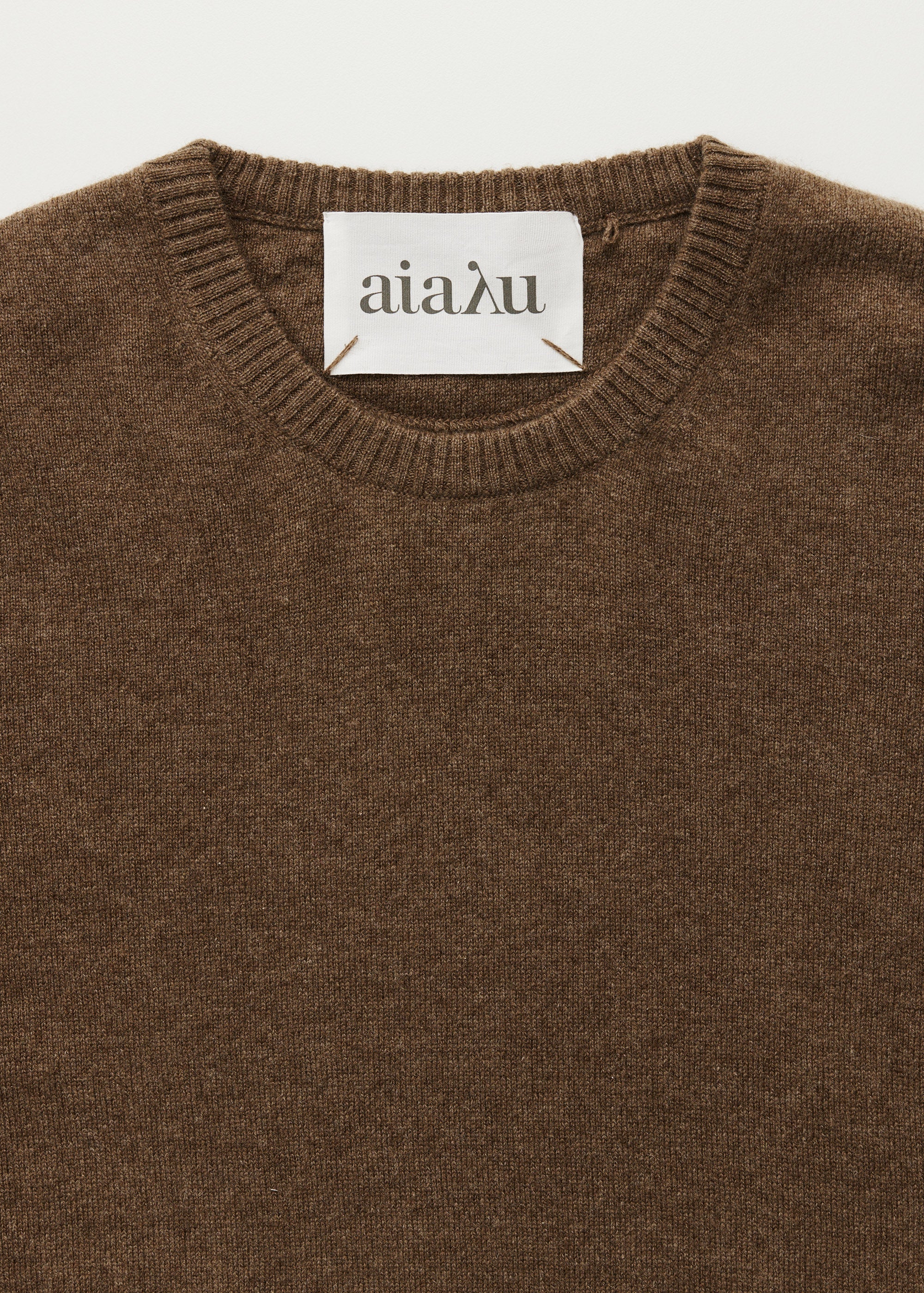 Leonardo cashmere sweater | Pure Dark Brown