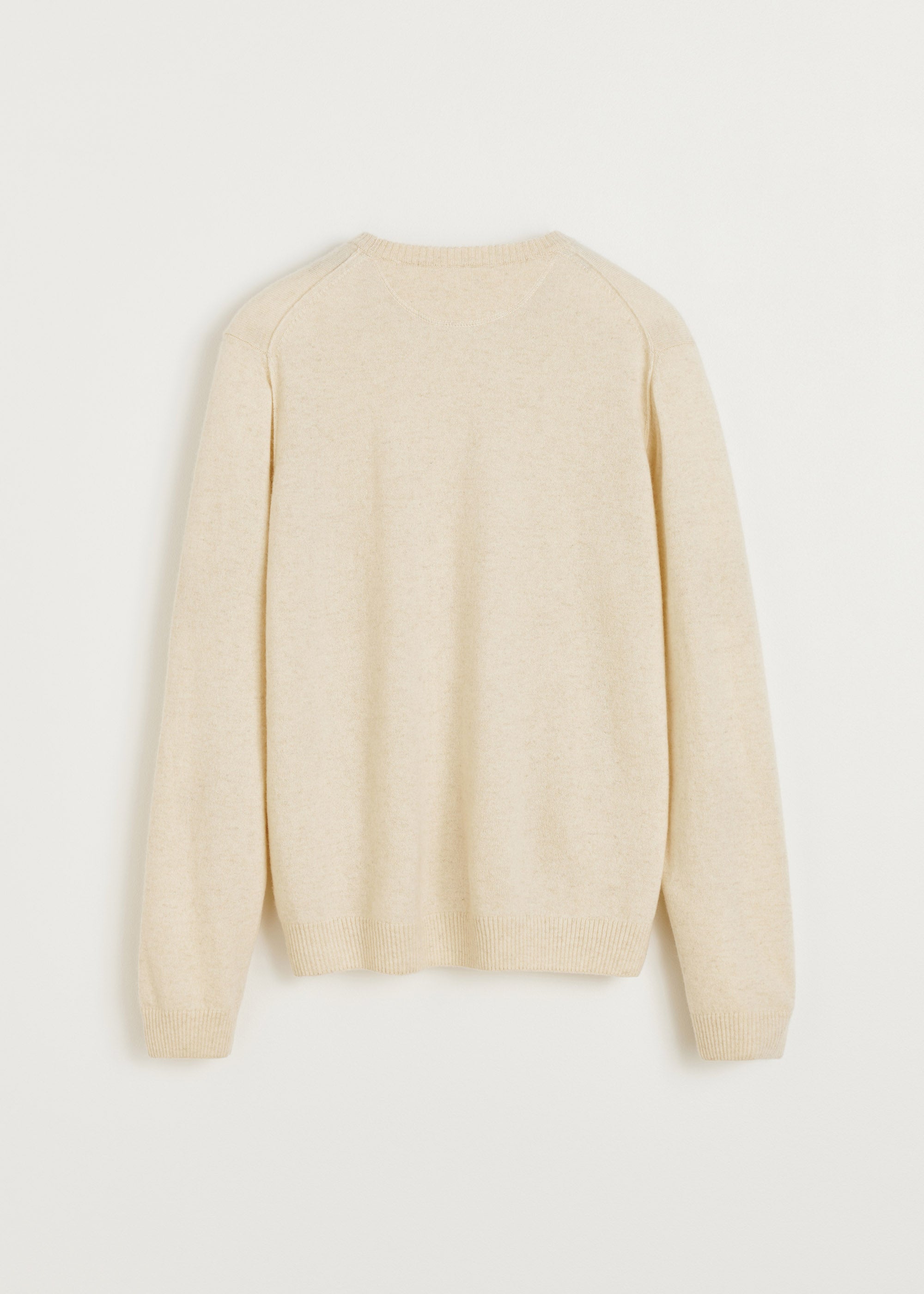 Leonardo sweater - pure cashmere | Pure Ecru