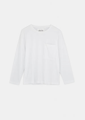 Light long sleeve tee | White