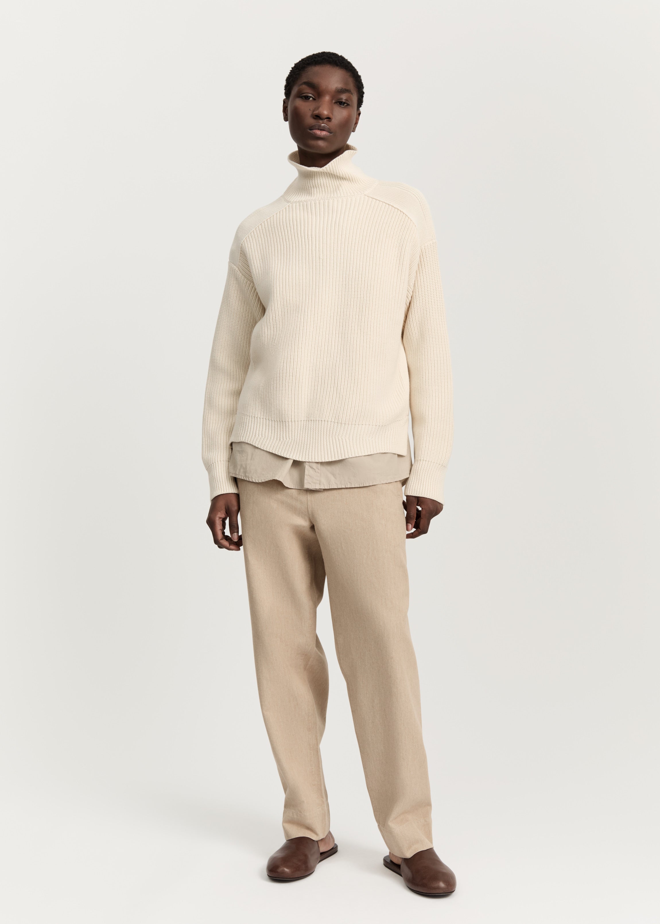 Limon sweater | Pure Ecru Sweater aiayu