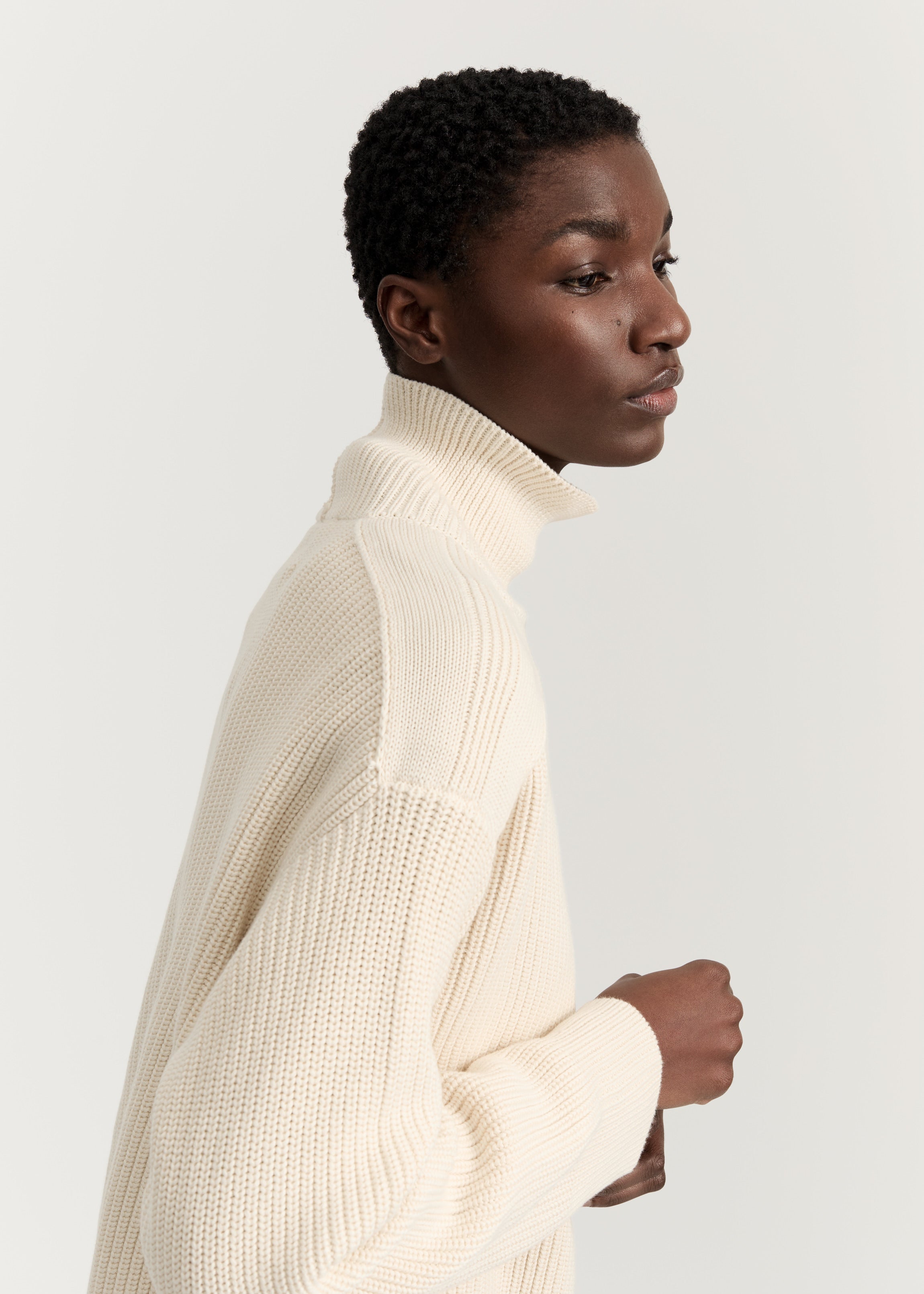 Limon sweater | Pure Ecru Sweater aiayu