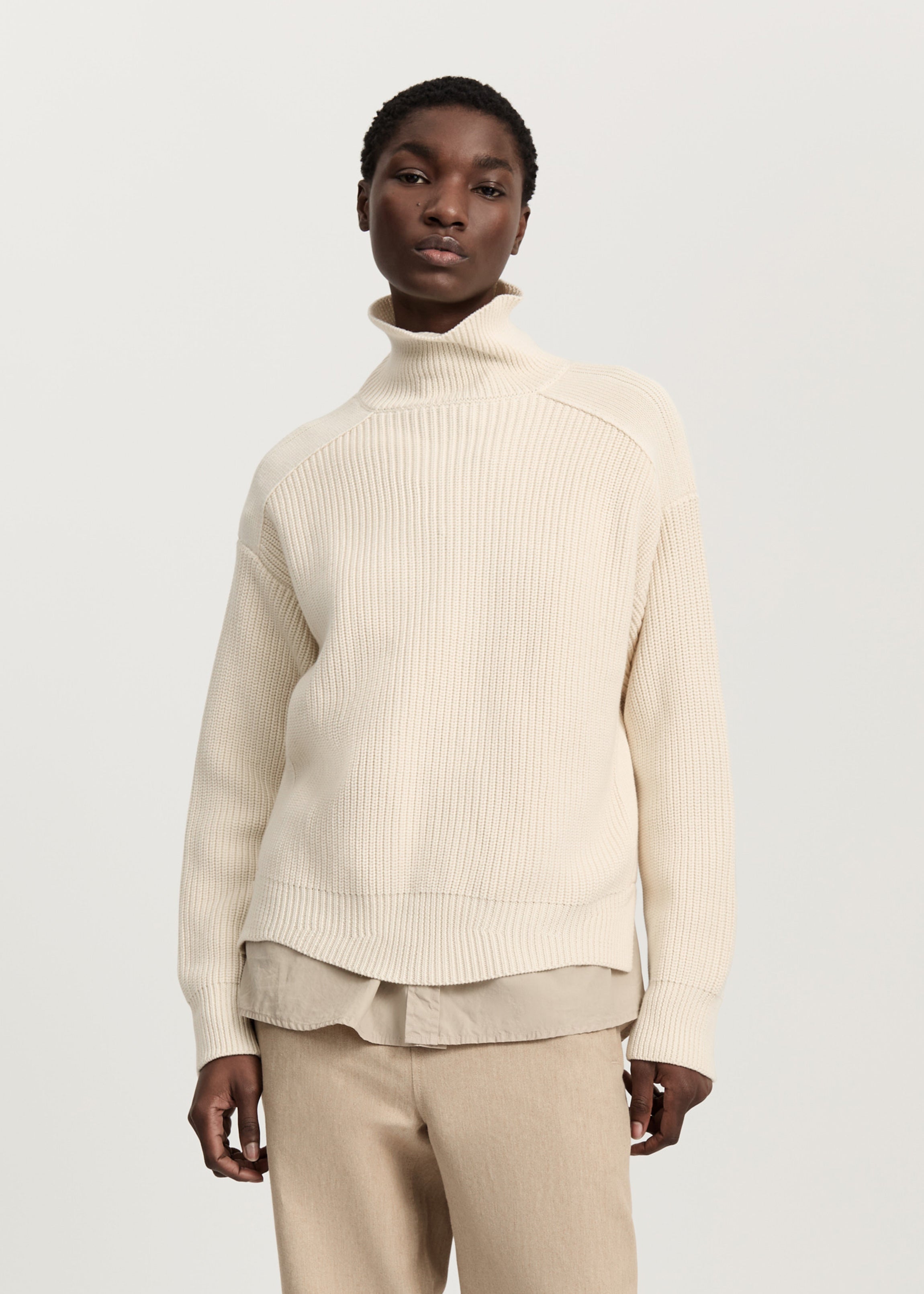 Limon sweater | Pure Ecru Sweater aiayu