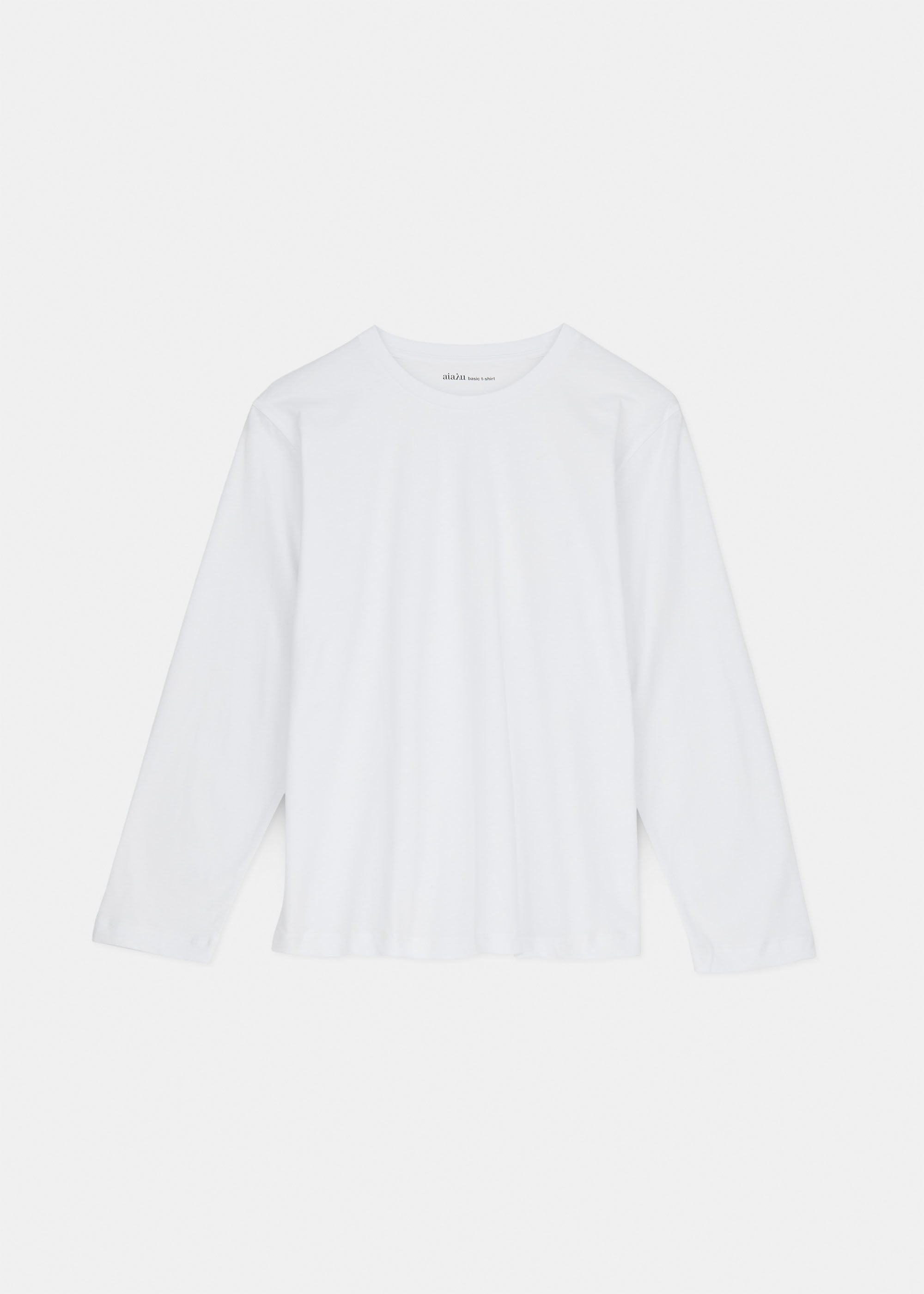 Long sleeve tee (two pack)  | White & Undyed