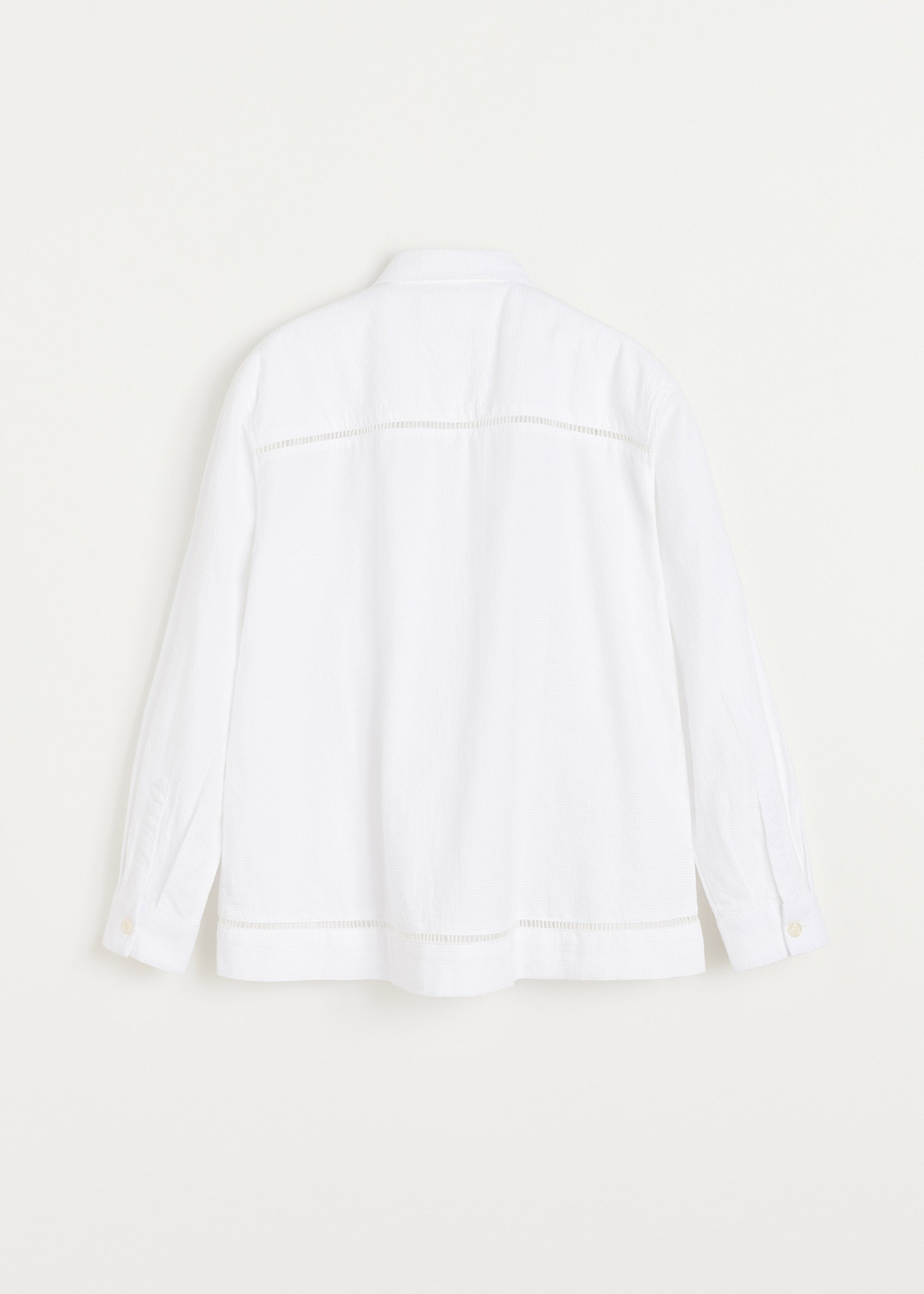 Lucie shirt waffle | White