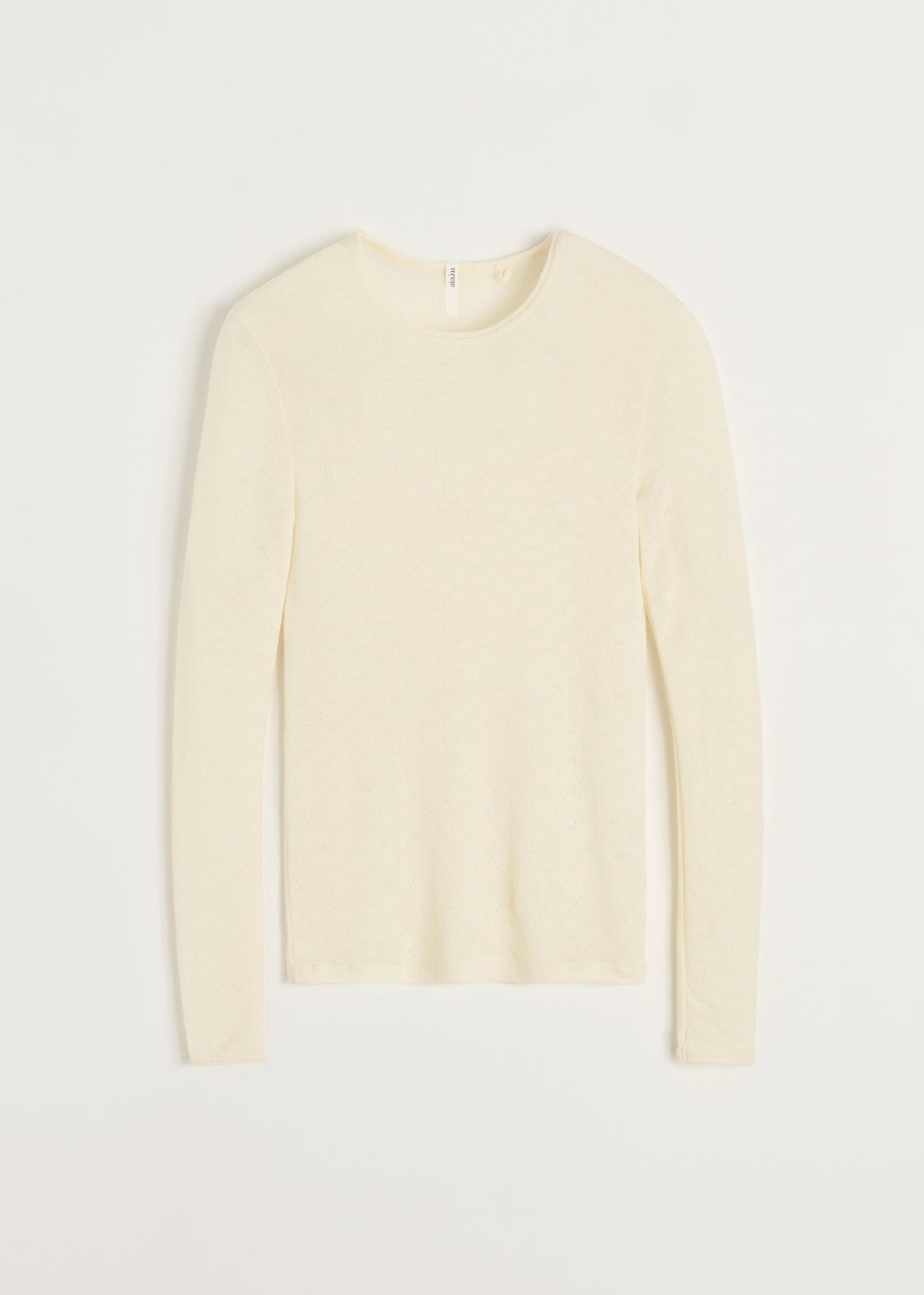 Lumae long sleeve | Pure ecru T-shirt aiayu