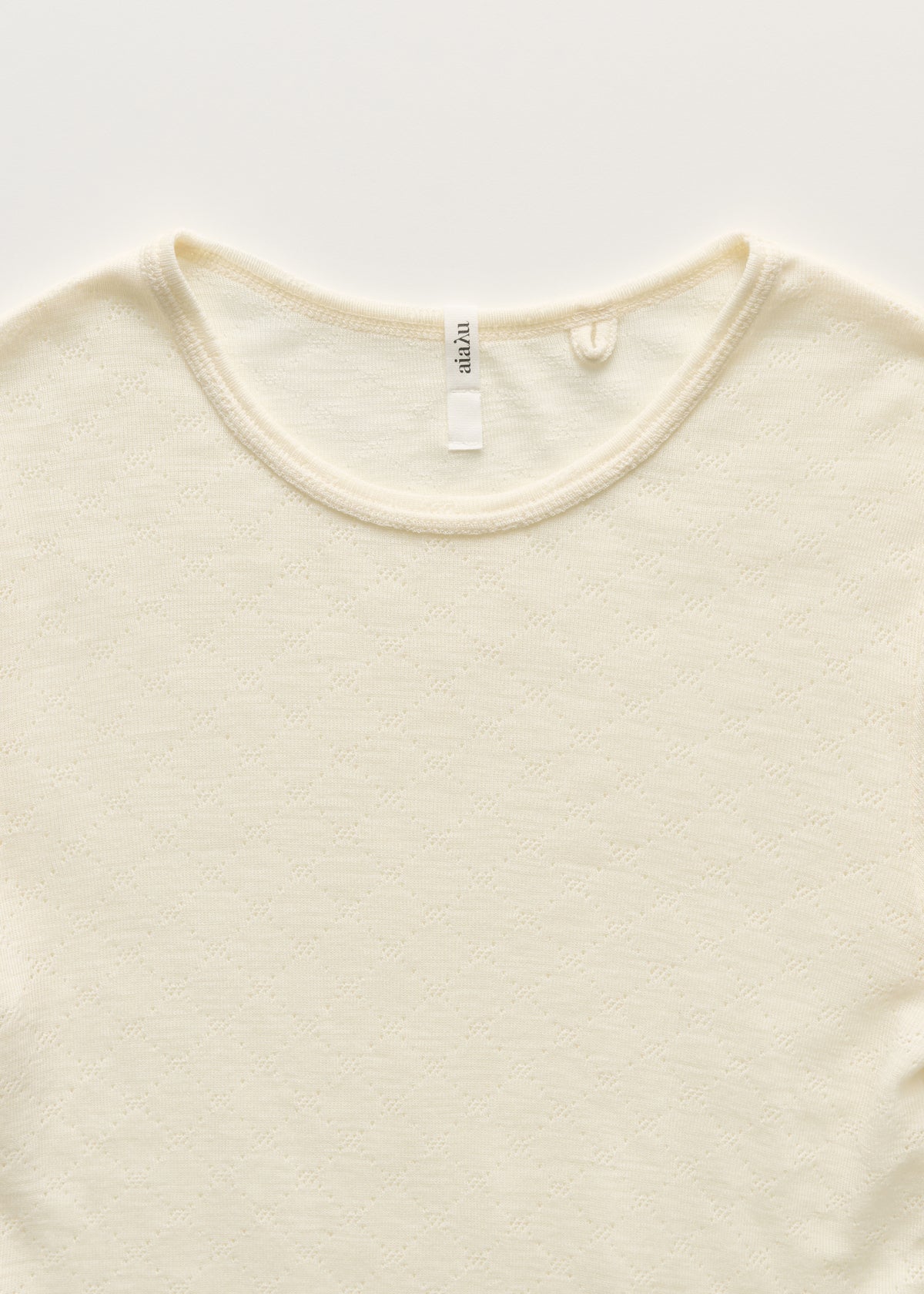 Lumae long sleeve | Pure ecru T-shirt aiayu
