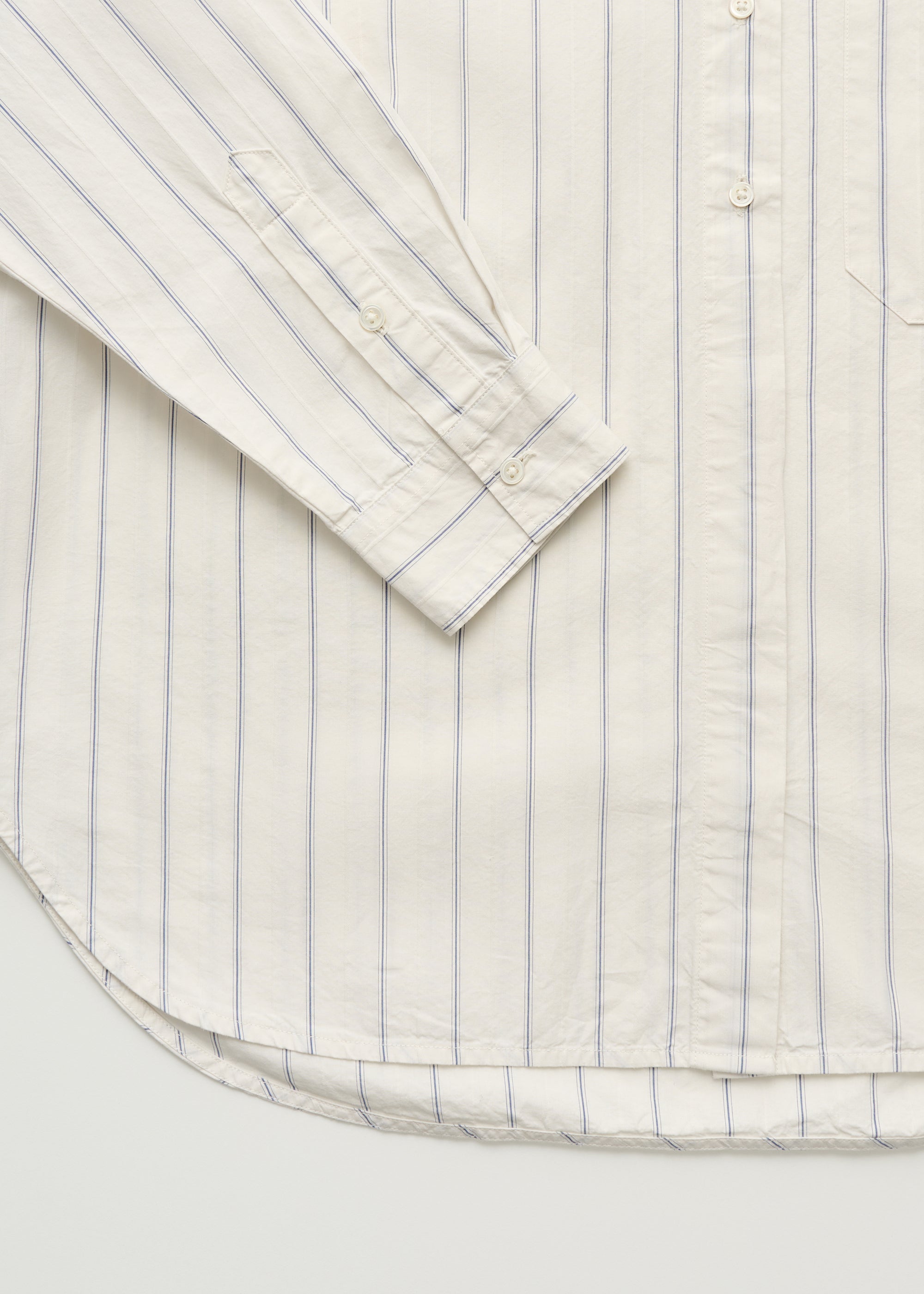 Lynette shirt champetra | Mix French Blue Shirt Woven aiayu
