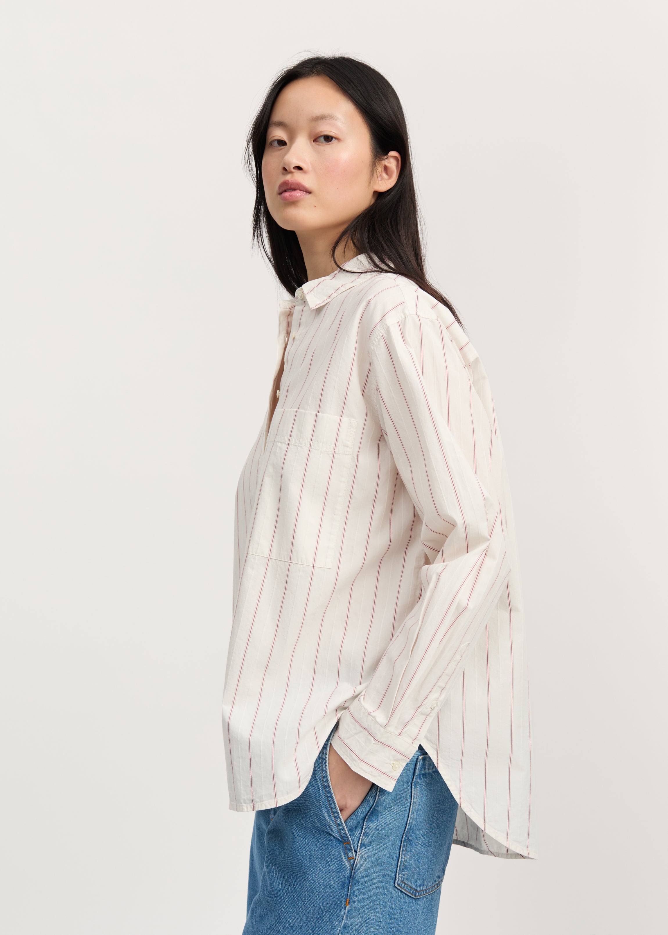 Lynette shirt champetra | Mix Merlot Shirt Woven aiayu