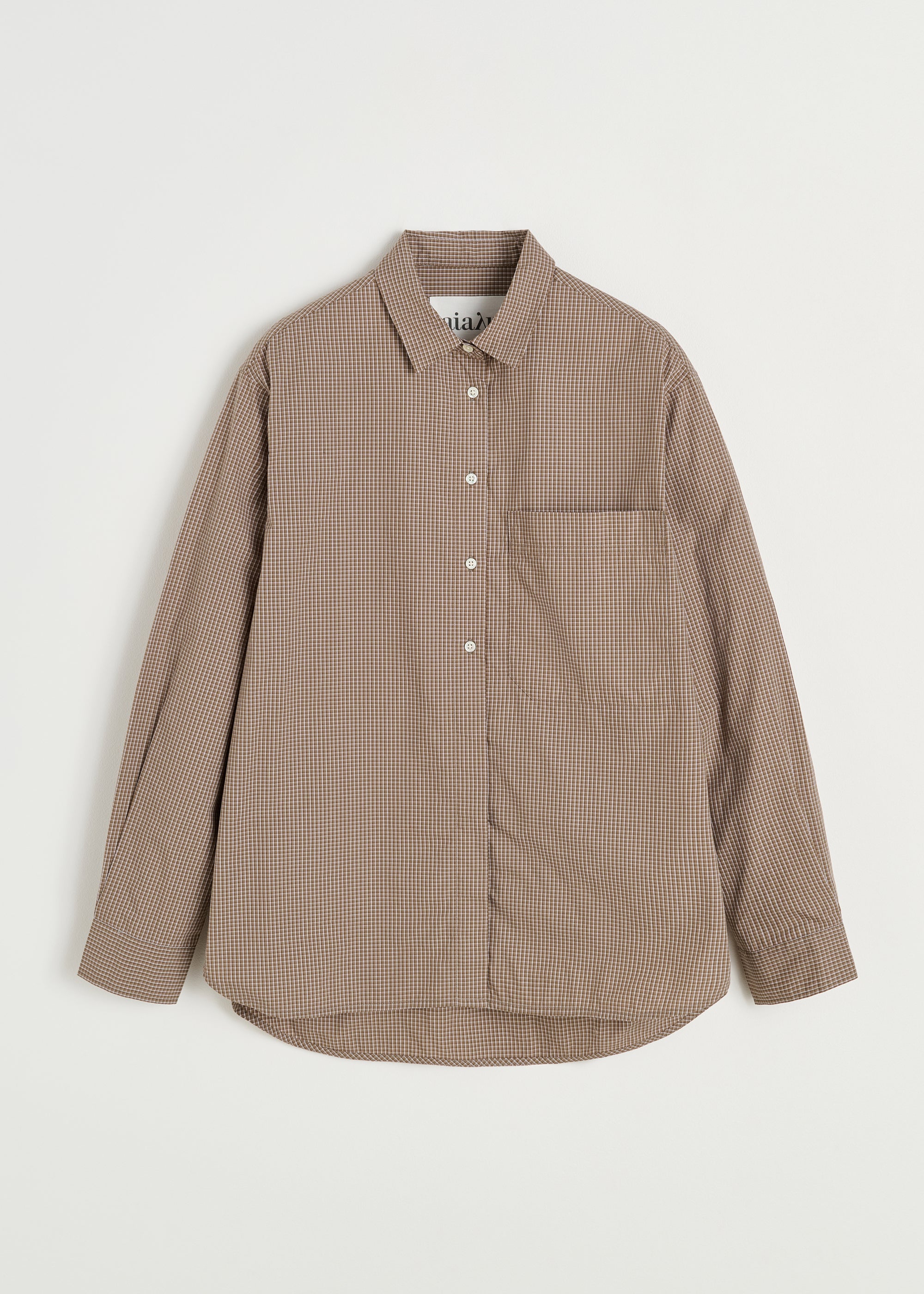 Lynette shirt check | Mix Fossil Shirt Woven aiayu