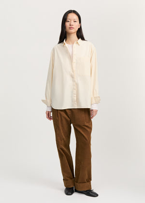 Lynette shirt | Pure Ecru Shirt Woven aiayu