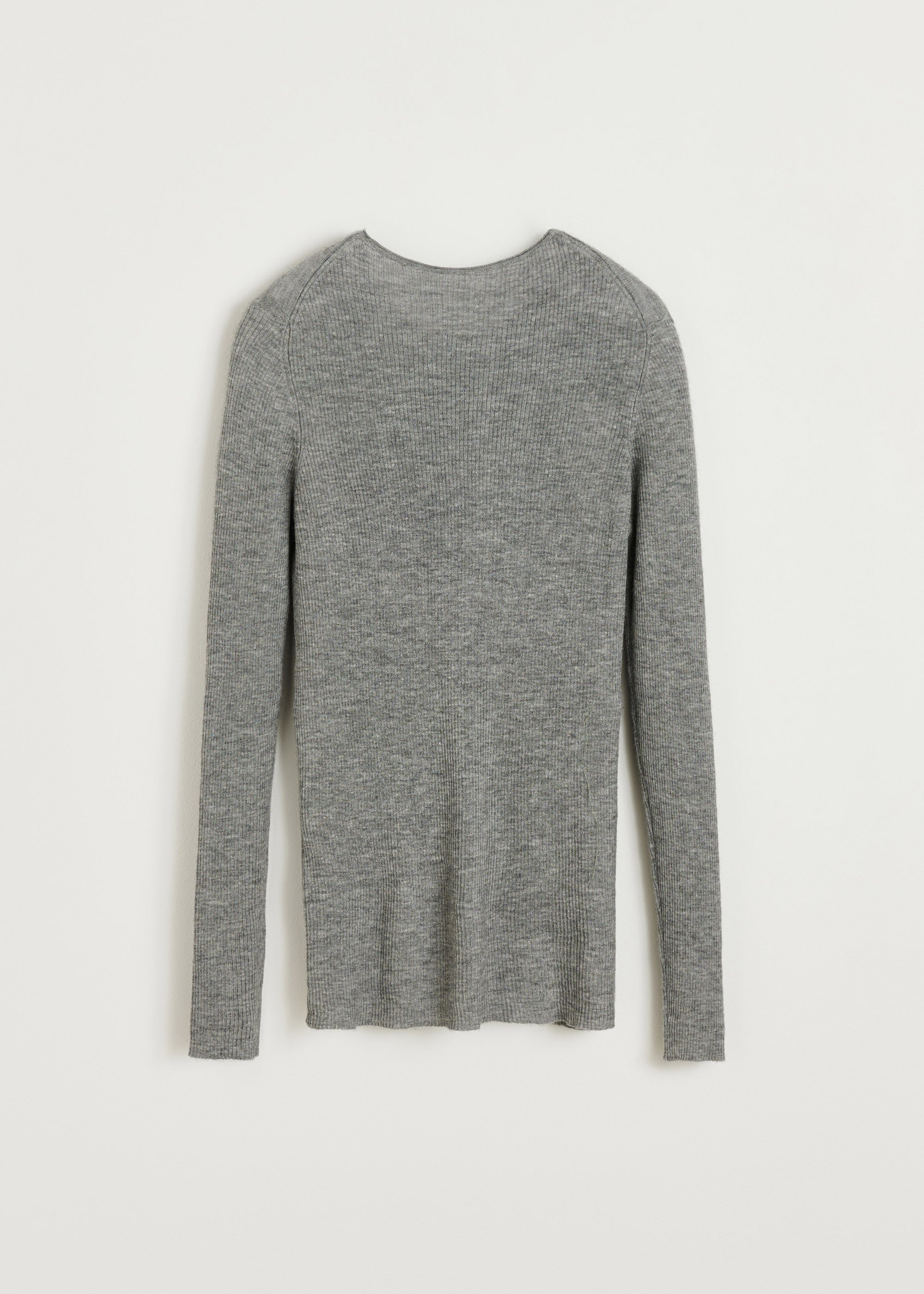 Madigan cashmere blouse | Grey Melange