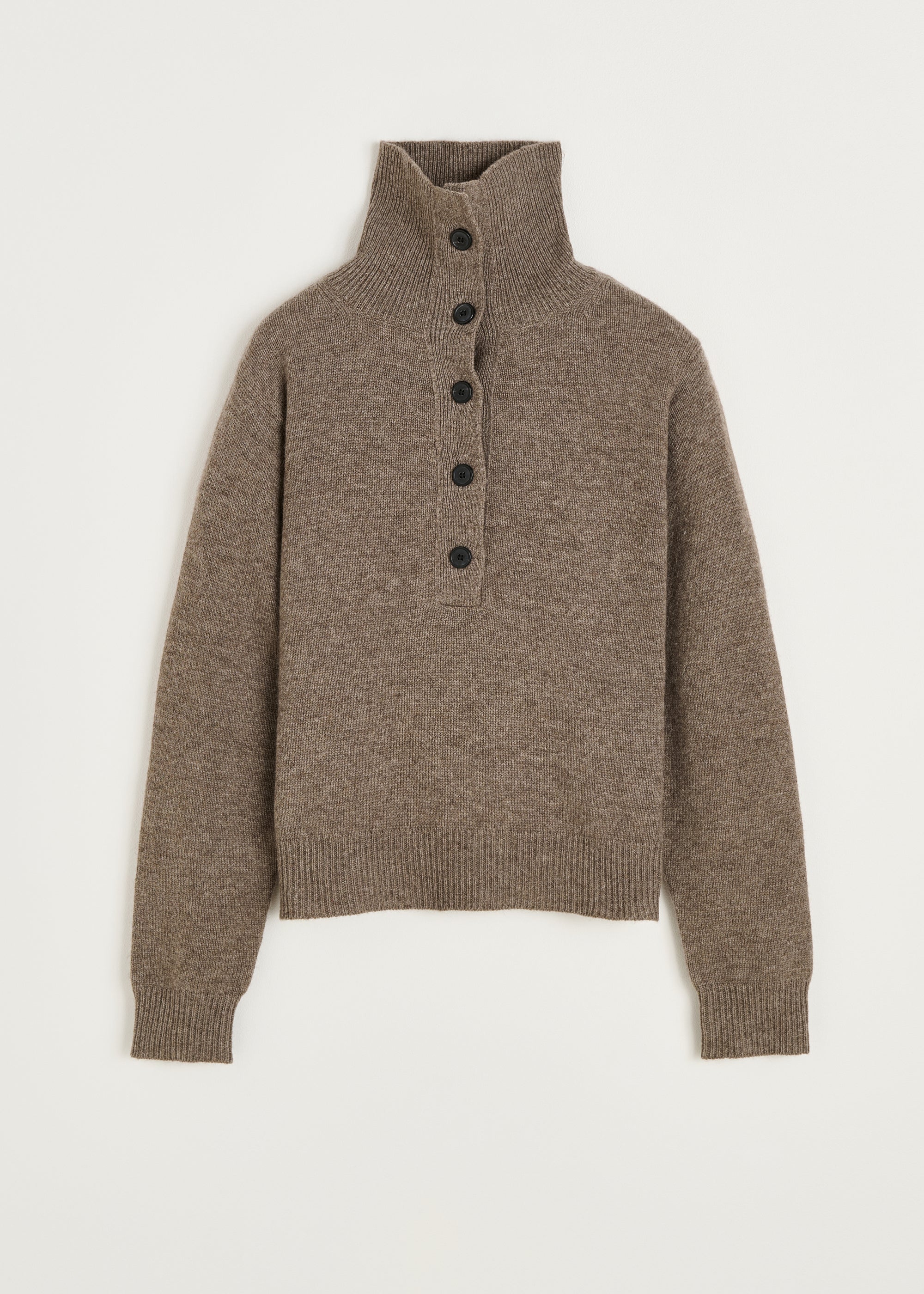 Maji sweater – yak | Pure Light Brown Sweater aiayu