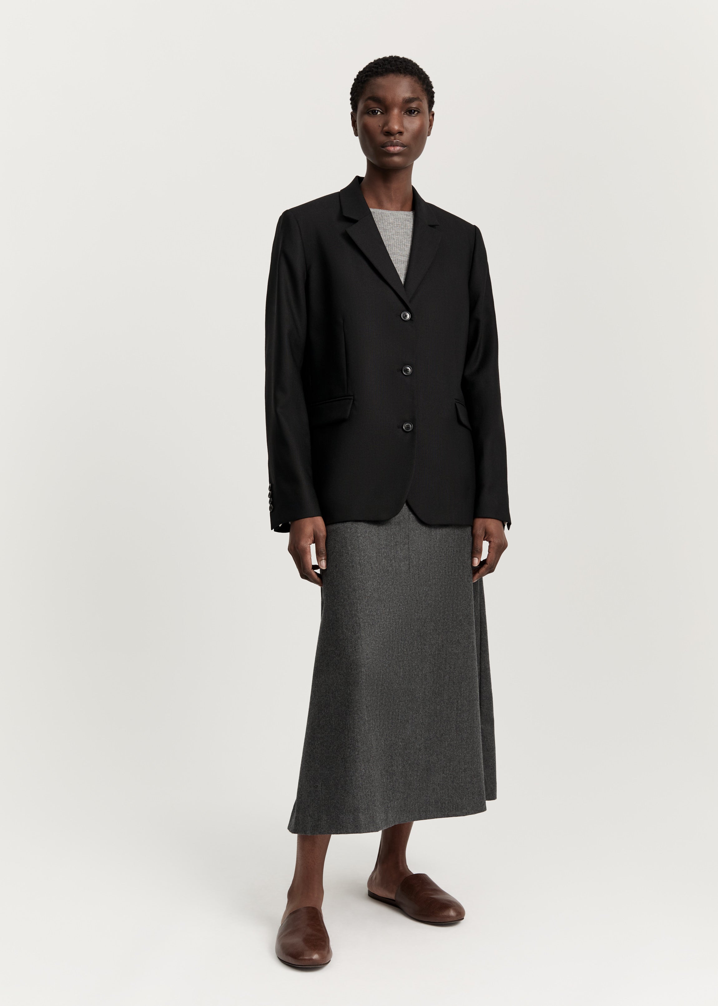 Mason blazer – wool | Black Jacket aiayu