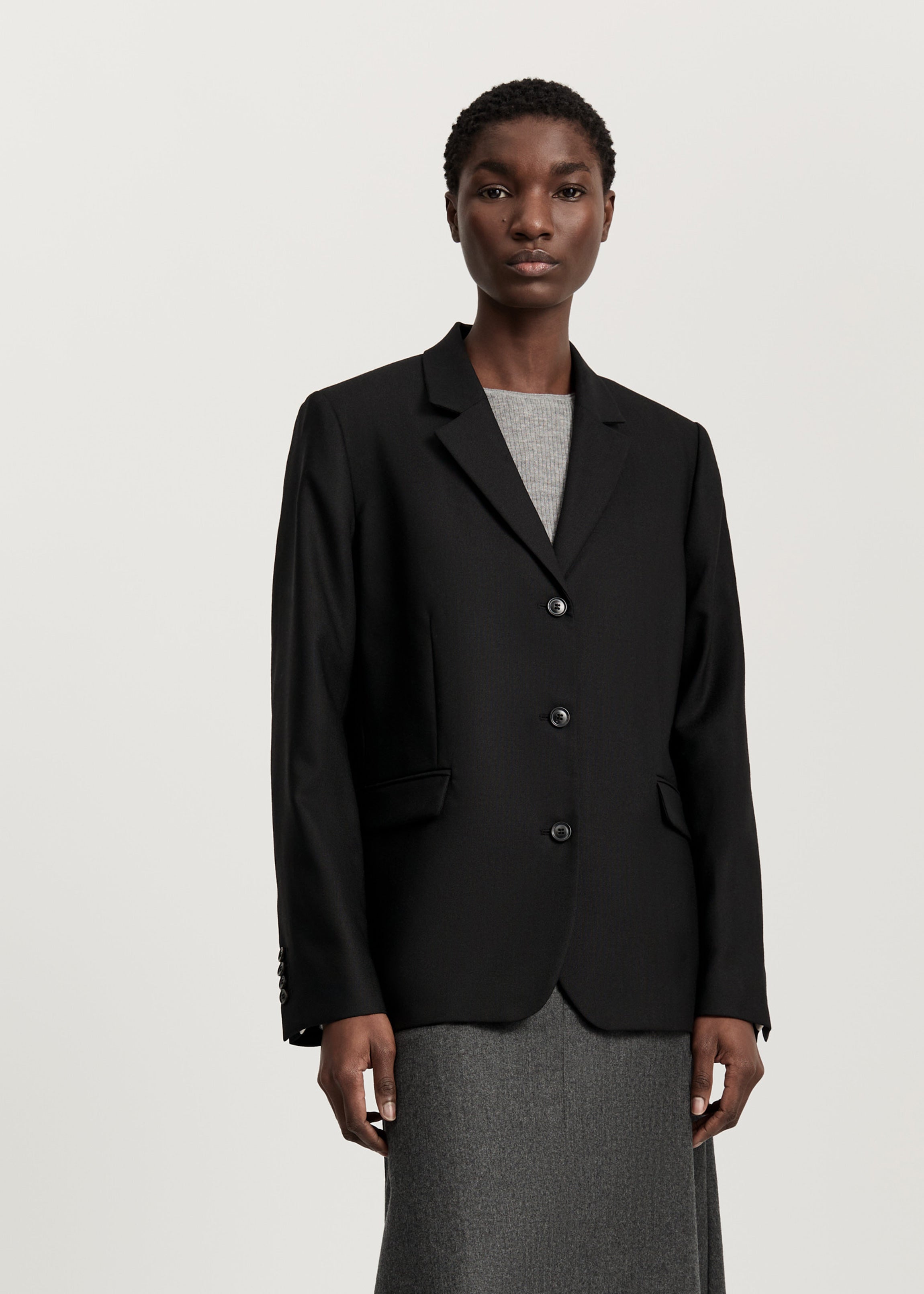 Mason blazer – wool | Black Jacket aiayu