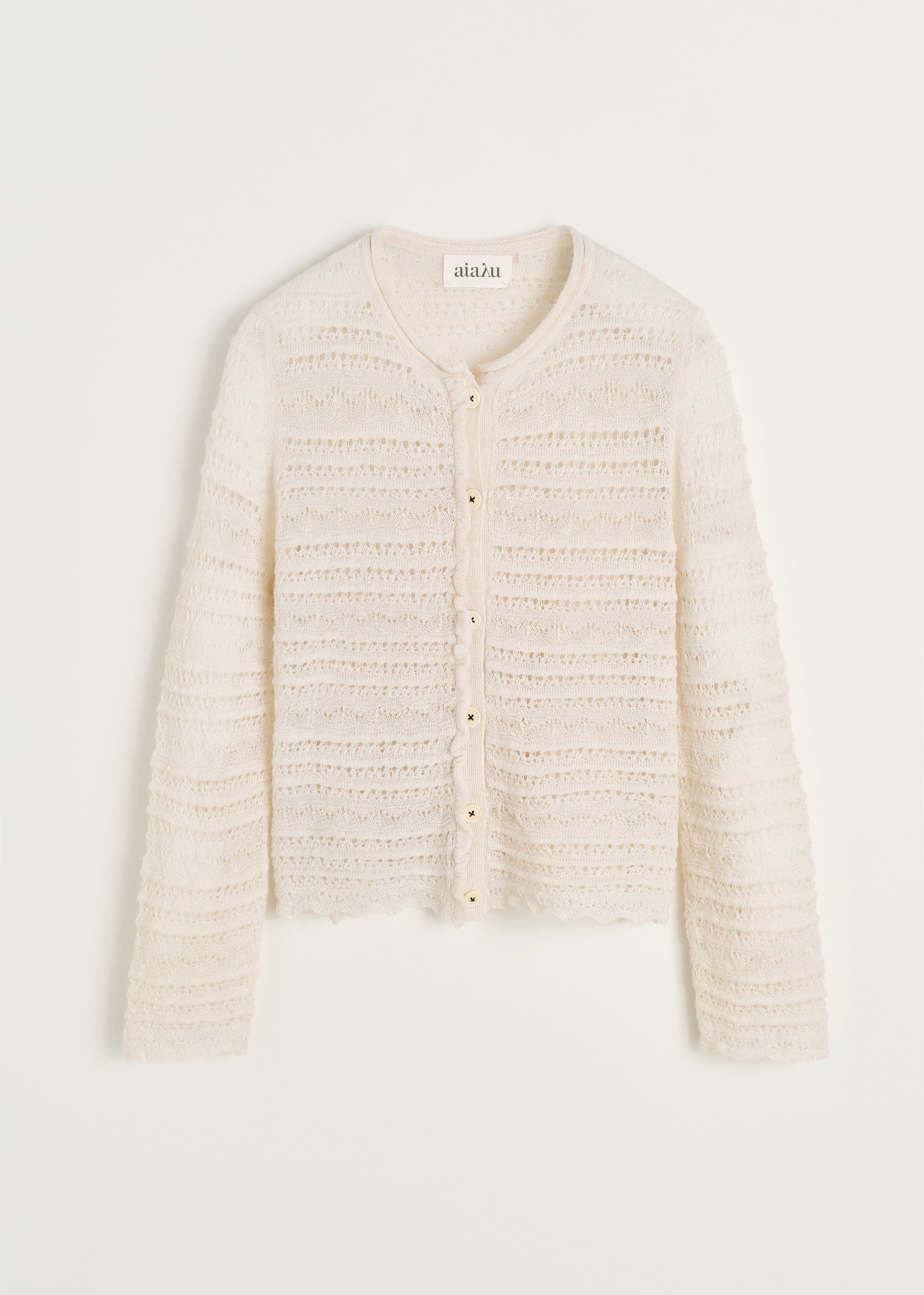 Mateo cardigan – pure llama | Albicant Cardigan aiayu