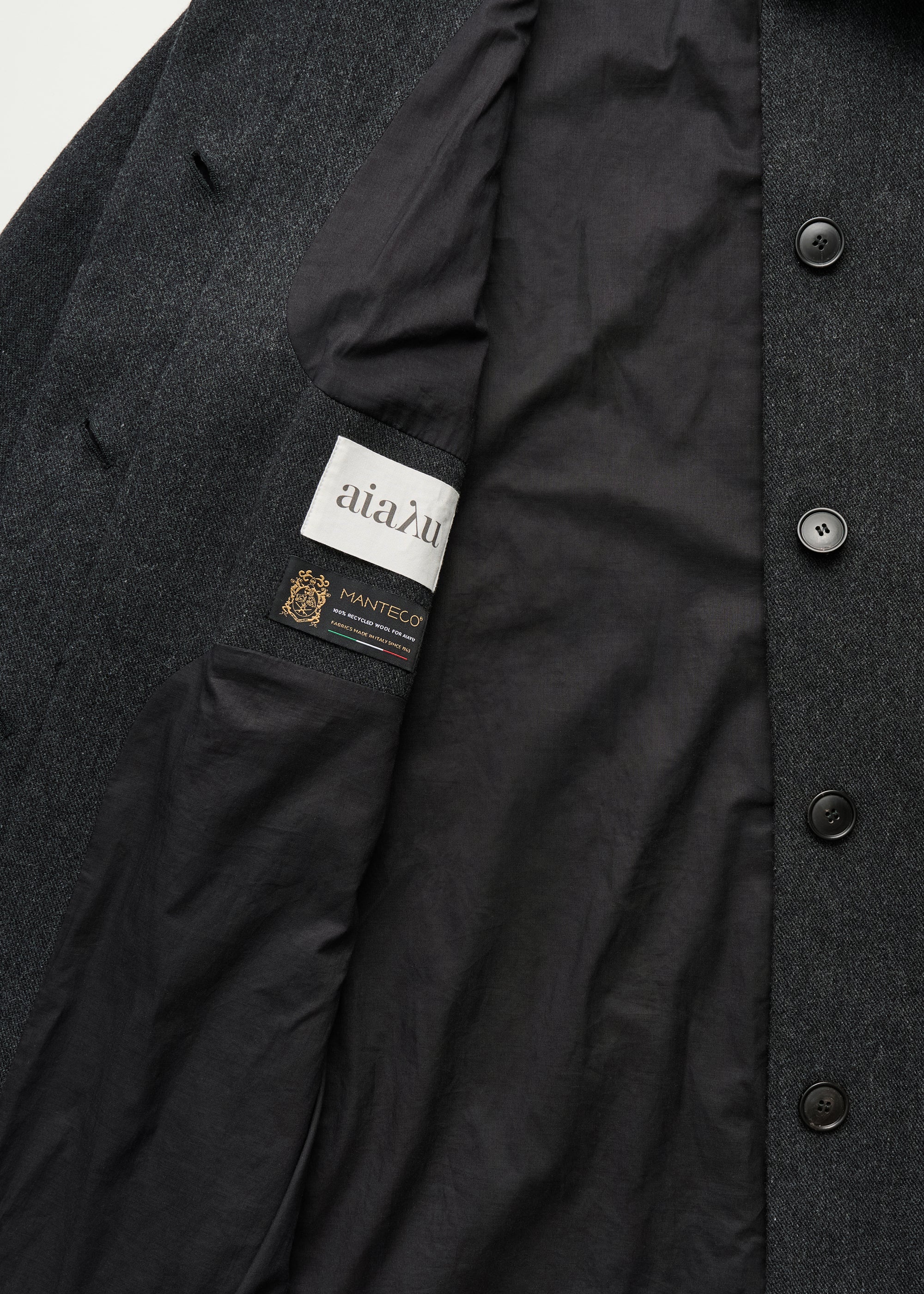 Noah coat – wool | Stormy Coat aiayu