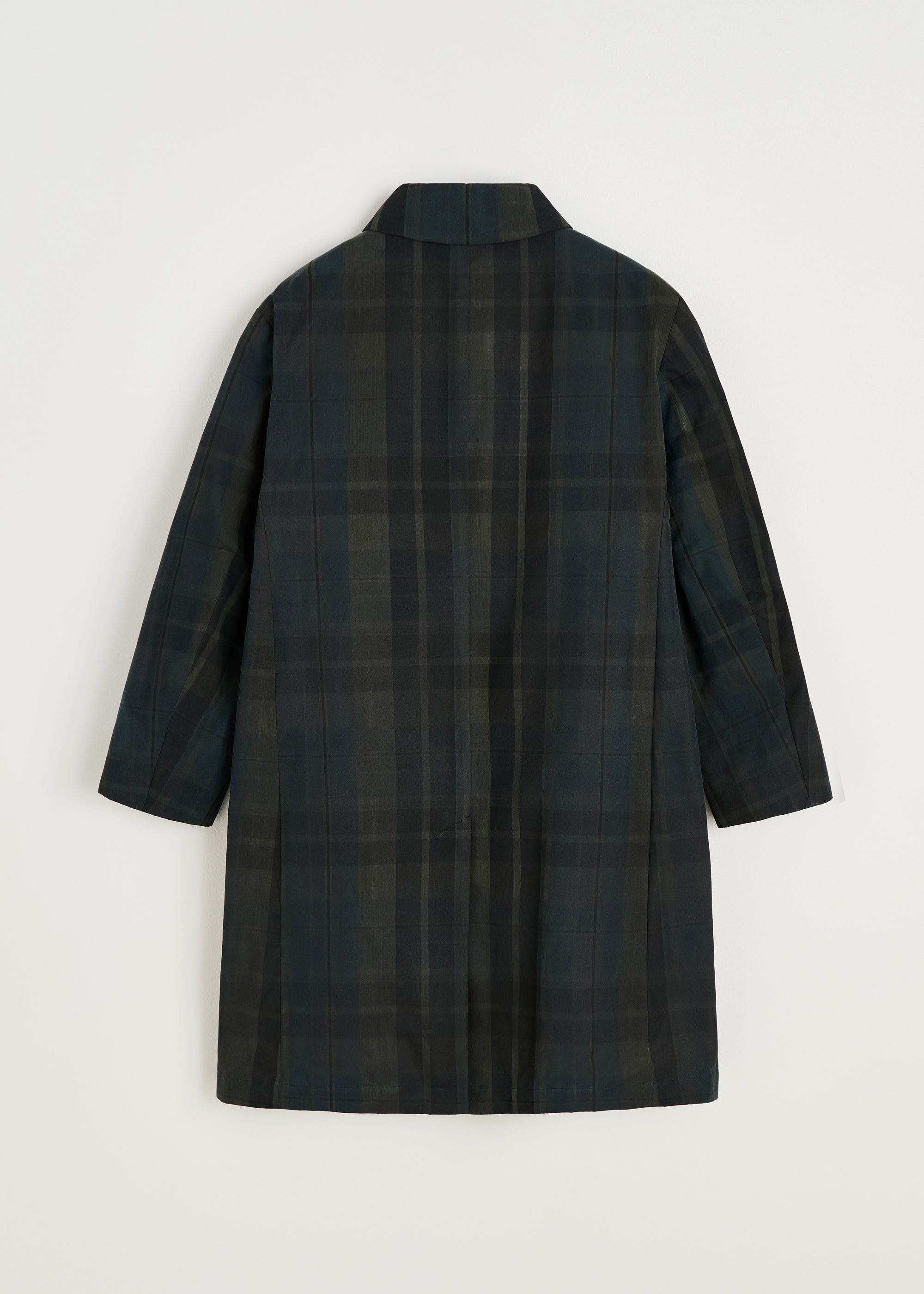 Noor coat check – oilskin silkwax | Foxleigh Coat aiayu