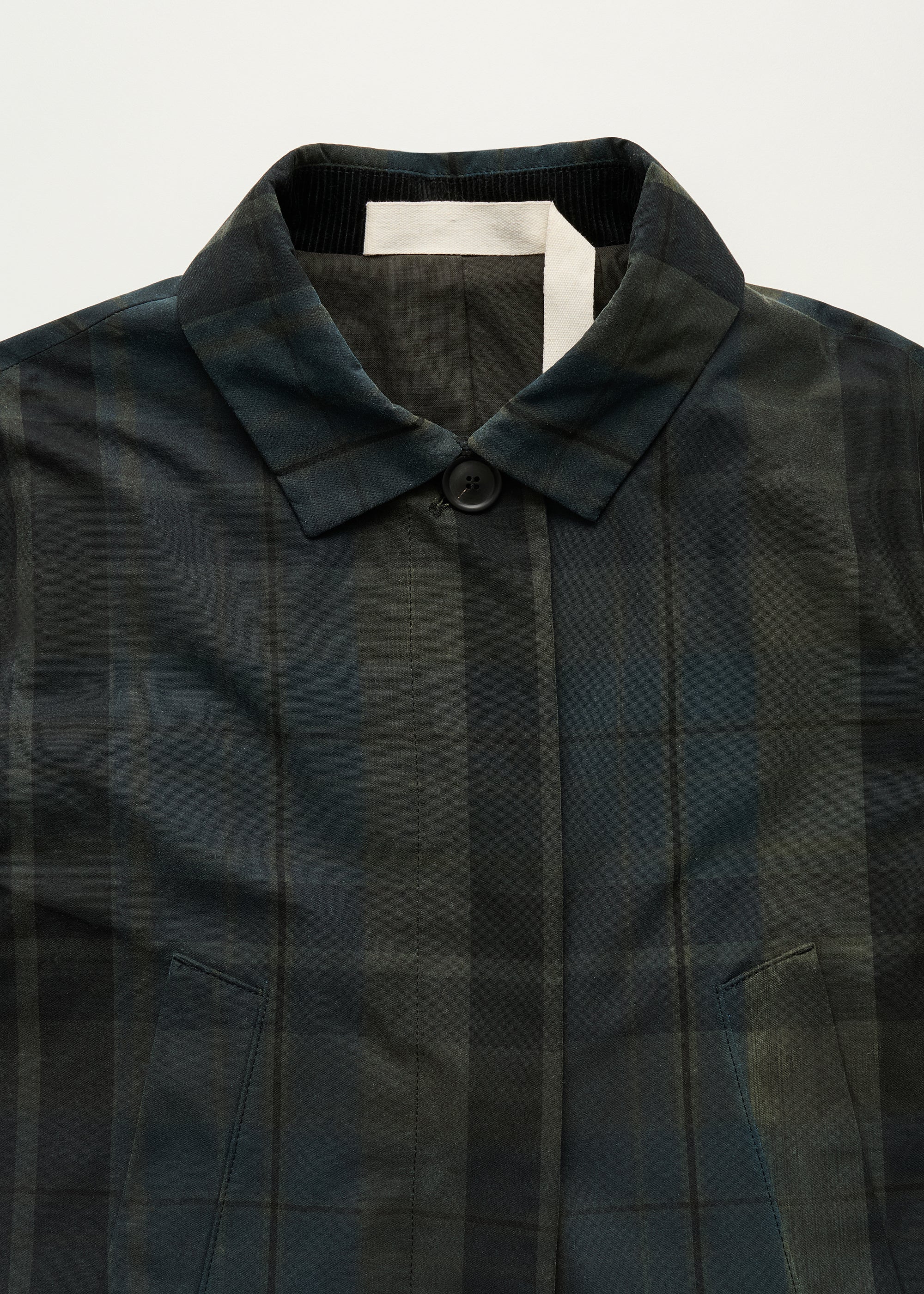 Noor coat check – oilskin silkwax | Foxleigh Coat aiayu