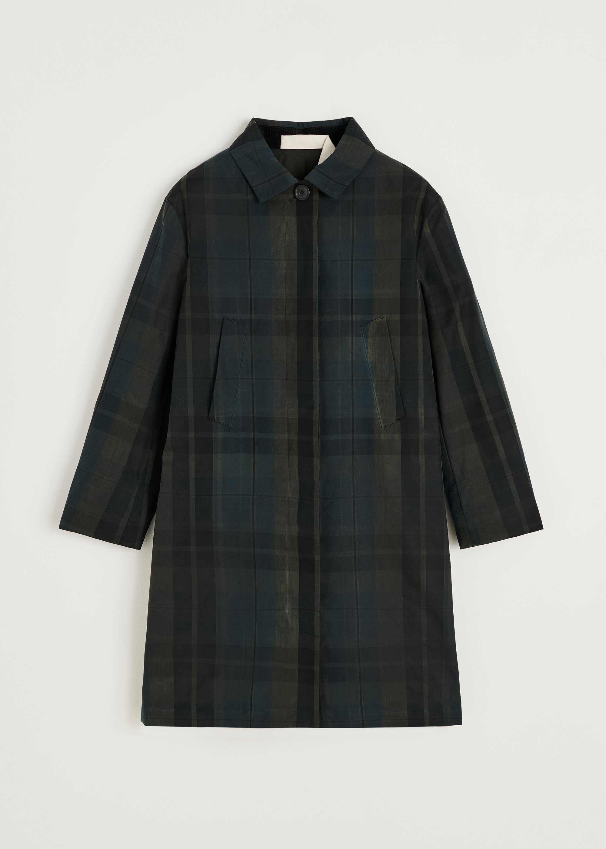 Noor coat check – oilskin silkwax | Foxleigh Coat aiayu