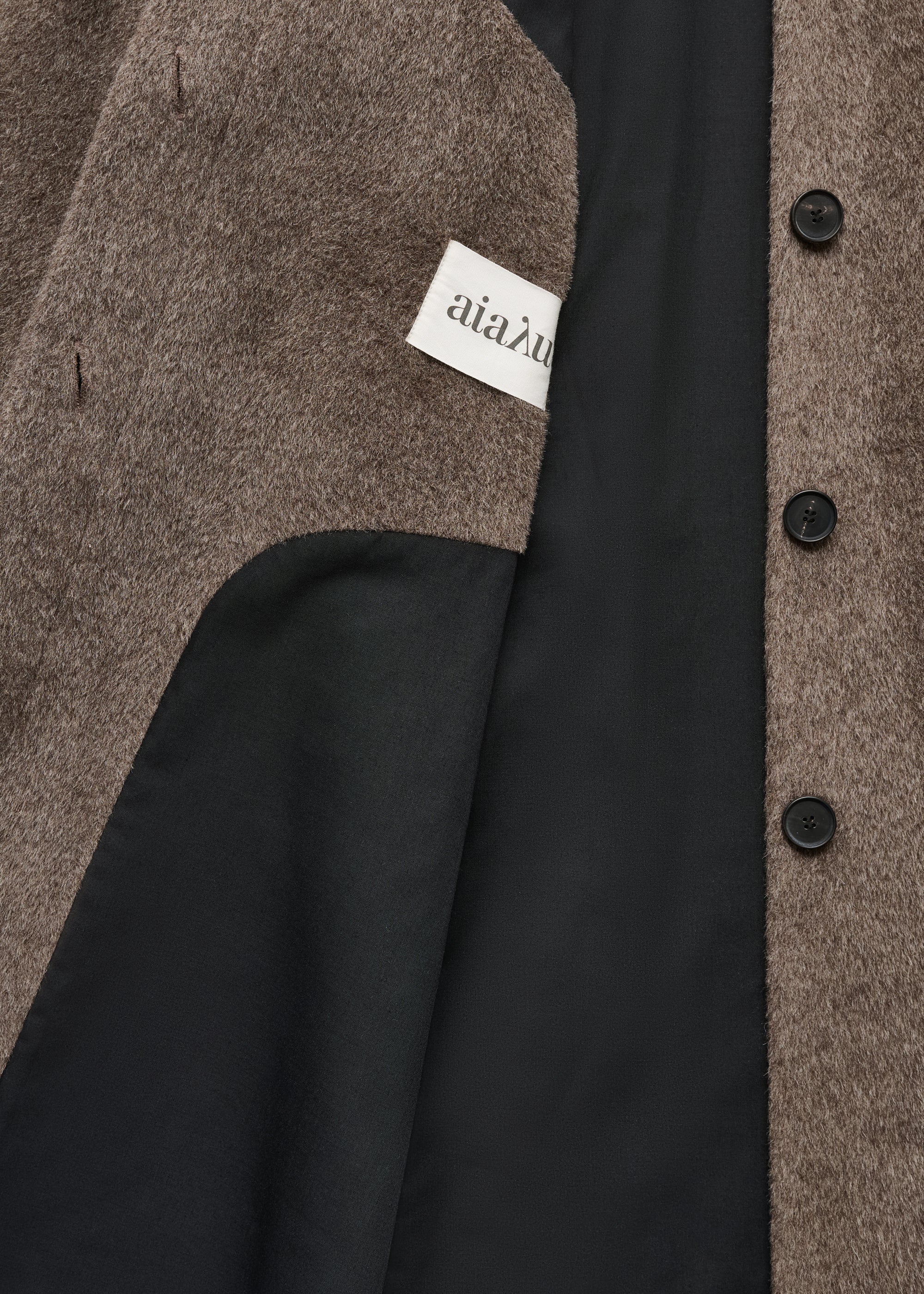 Noor coat – wool | Yak Melange Jacket aiayu