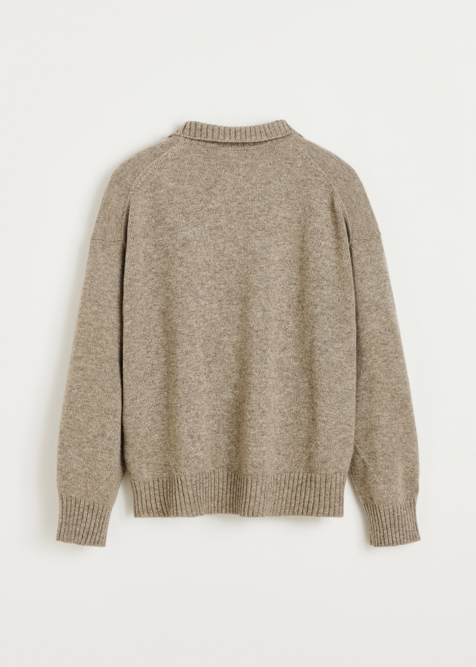 Optica polo sweater - pure yak | Pure Soil