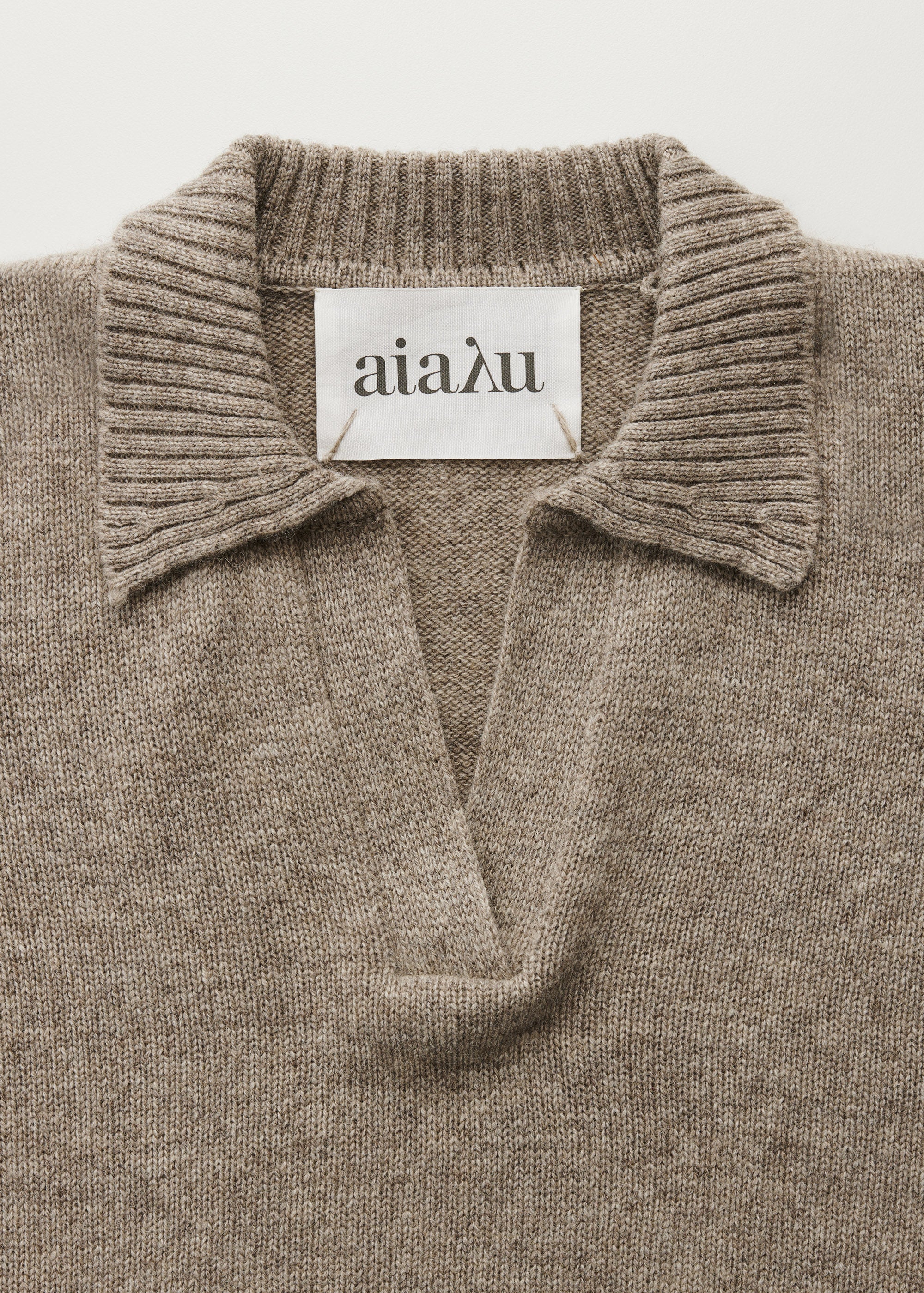 Optica polo sweater - pure yak | Pure Soil