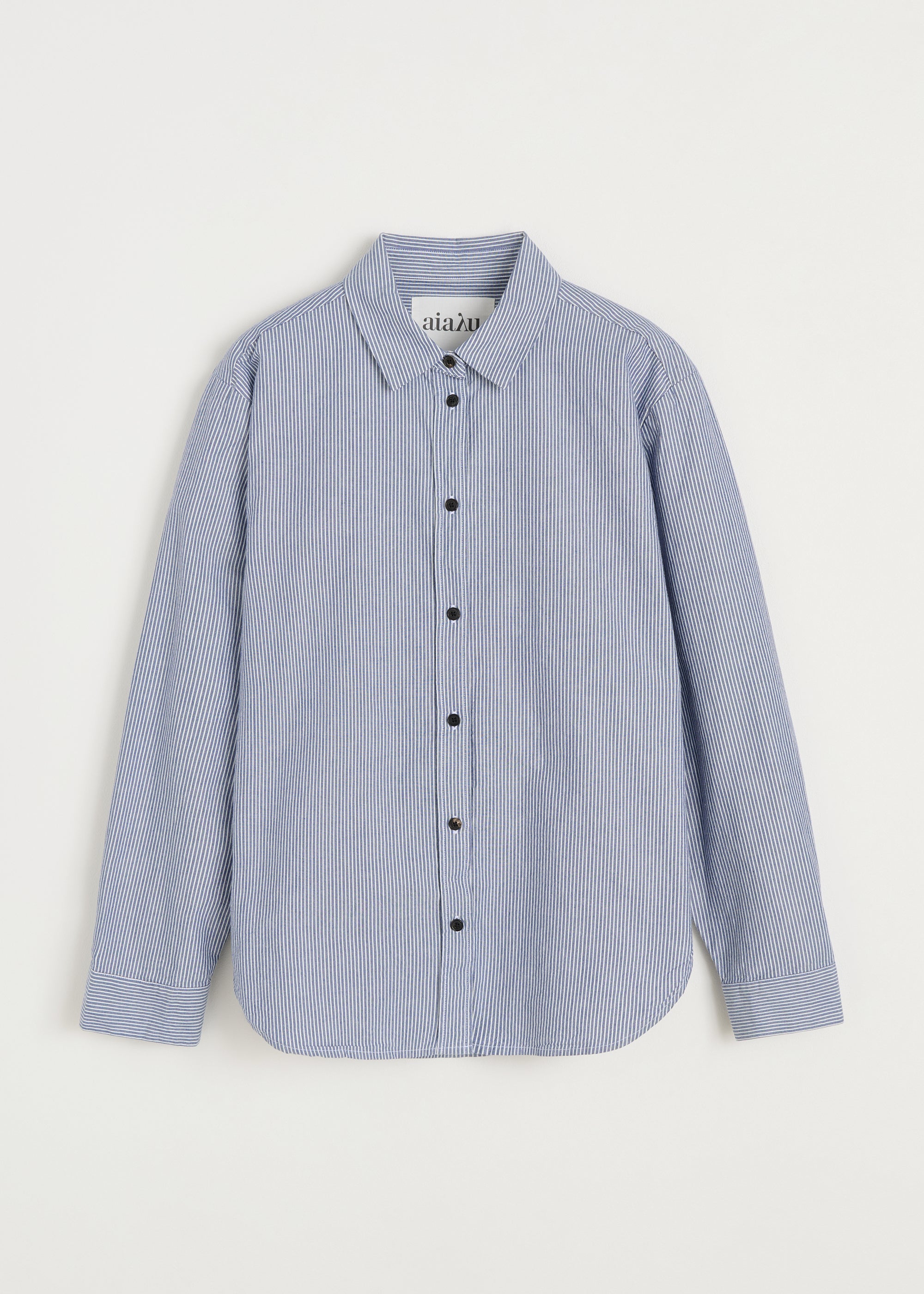 Paulina shirt striped | Mix Blue Boy Shirt Woven aiayu