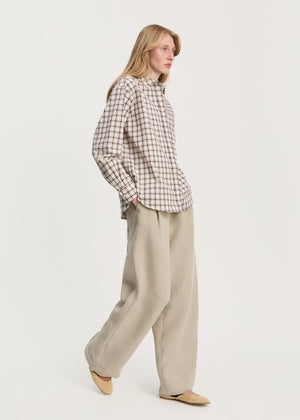 Penny shirt check | Mix Osaka Shirt Woven aiayu