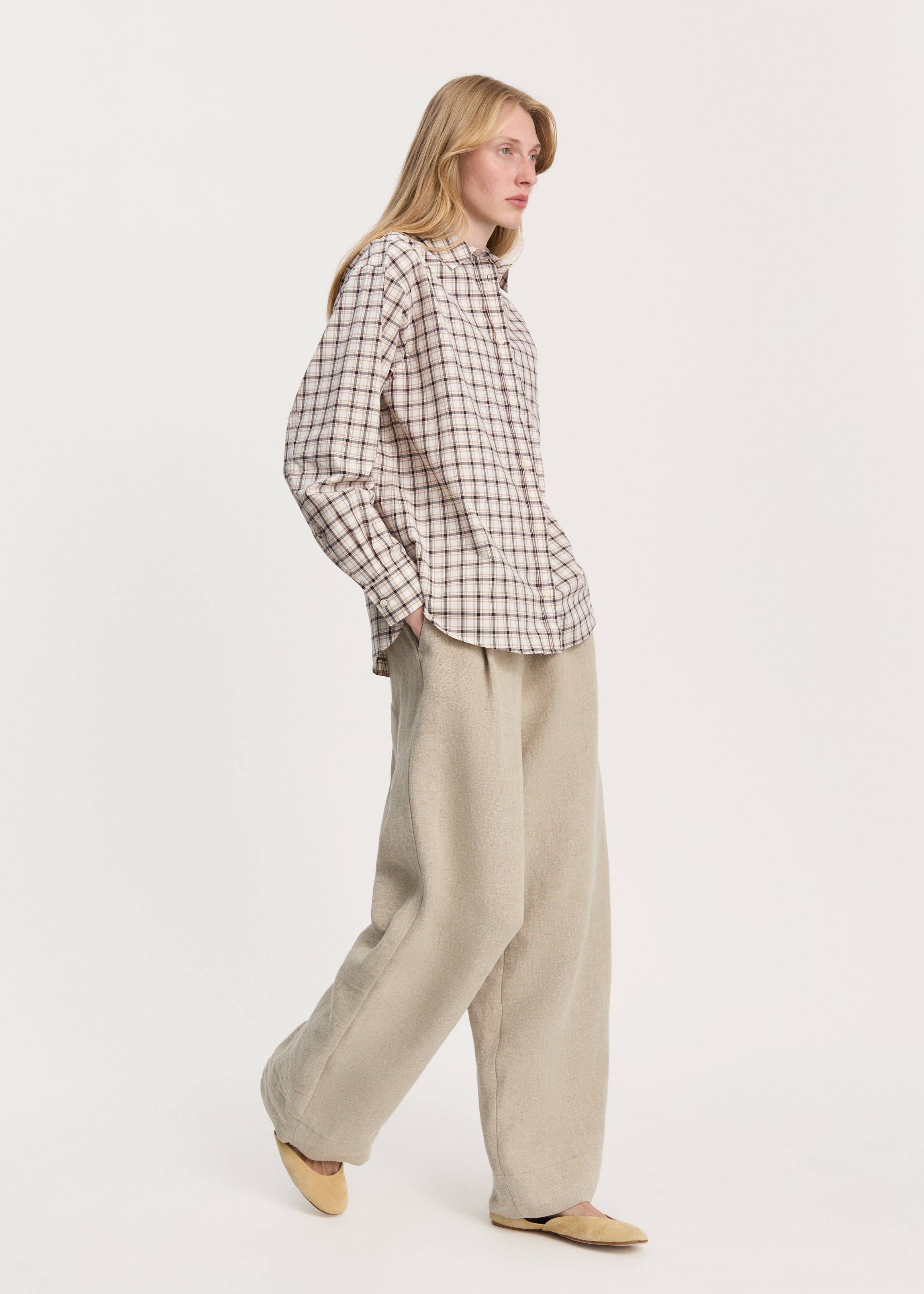 Penny shirt check | Mix Osaka Shirt Woven aiayu