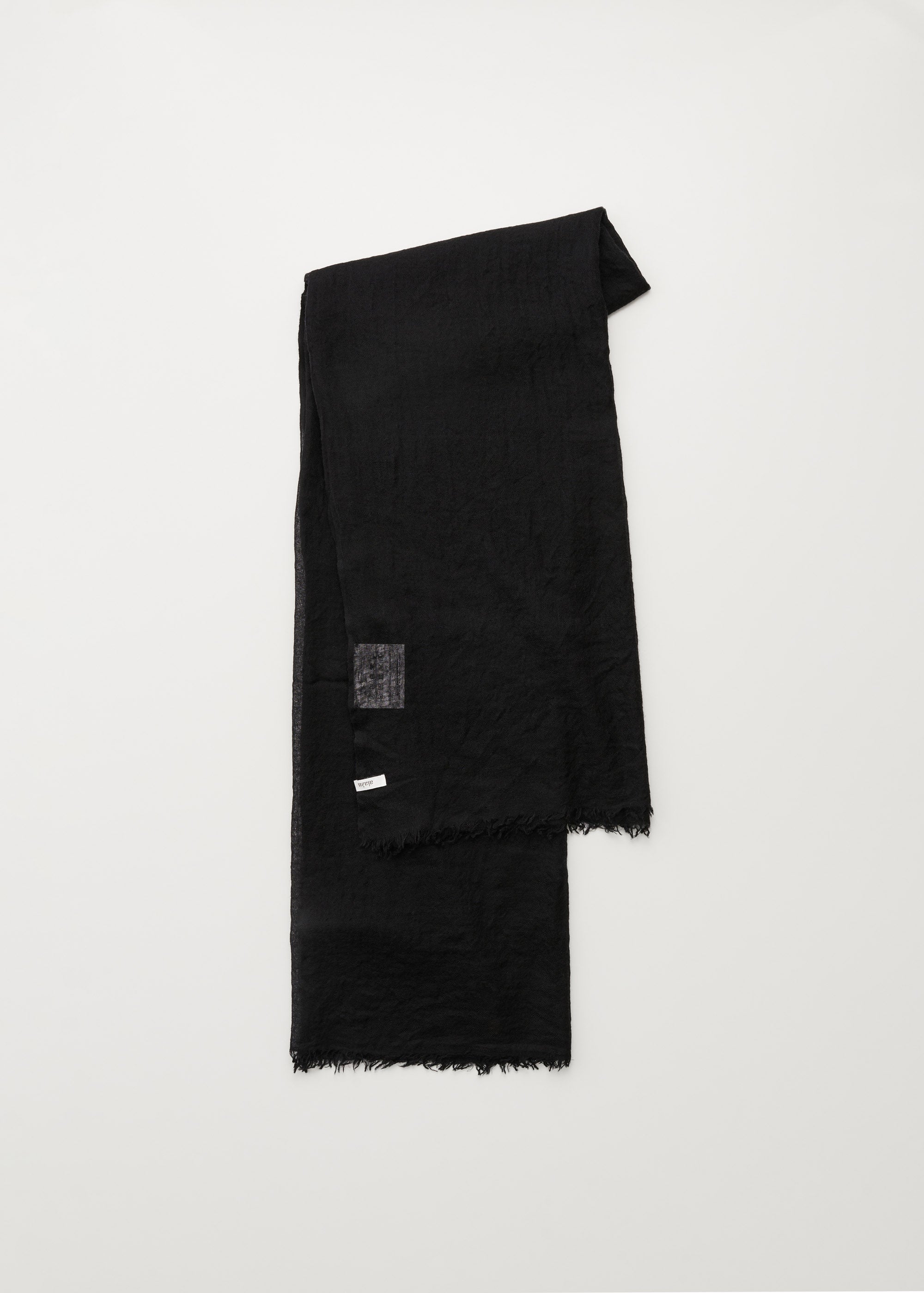 Poon cashmere scarf | Black