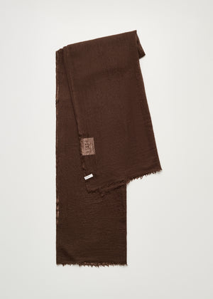 Poon scarf – cashmere | Chocolate Scarf aiayu