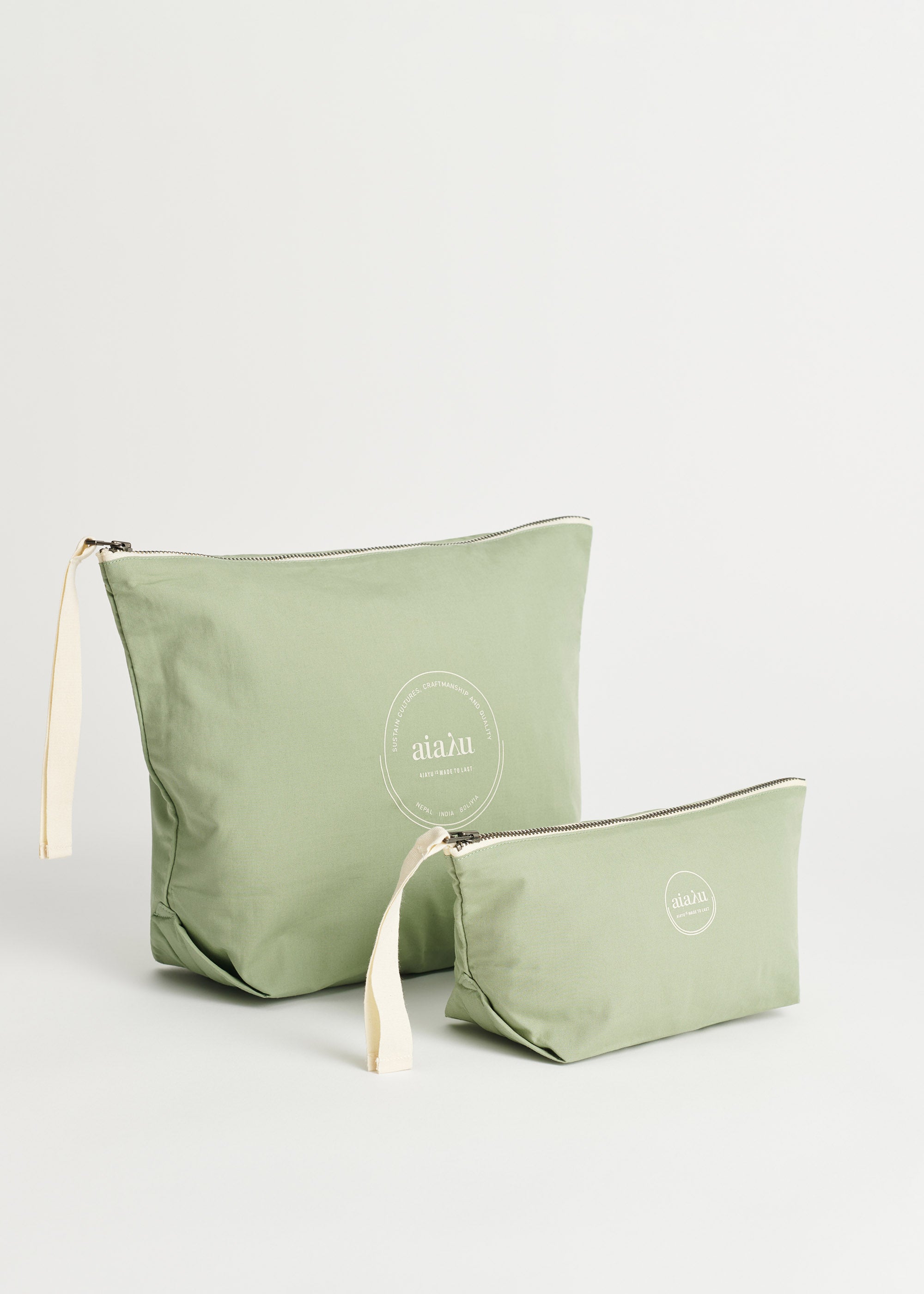 Pouch heavy poplin | Hedge Green