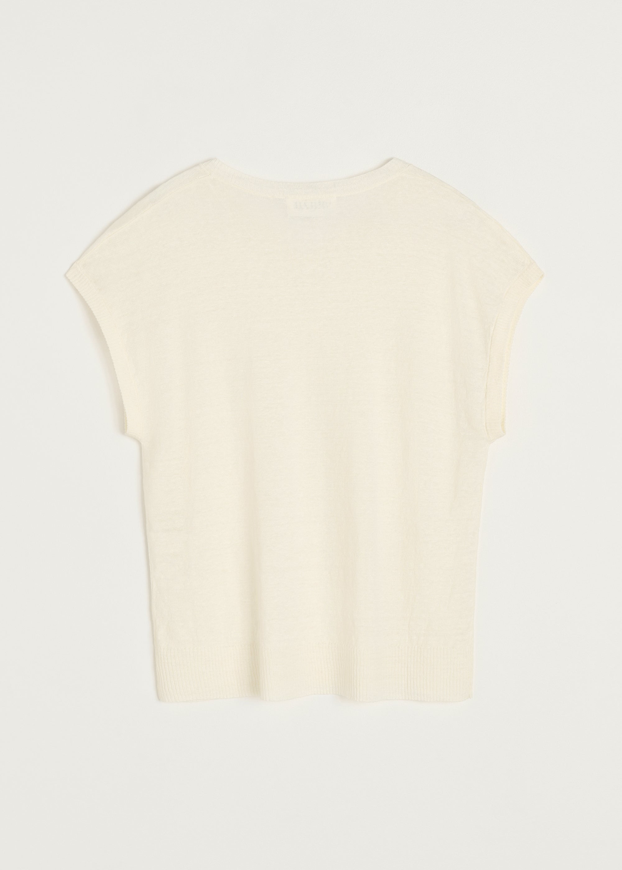 Priti vest – linen | Ecru Vest aiayu
