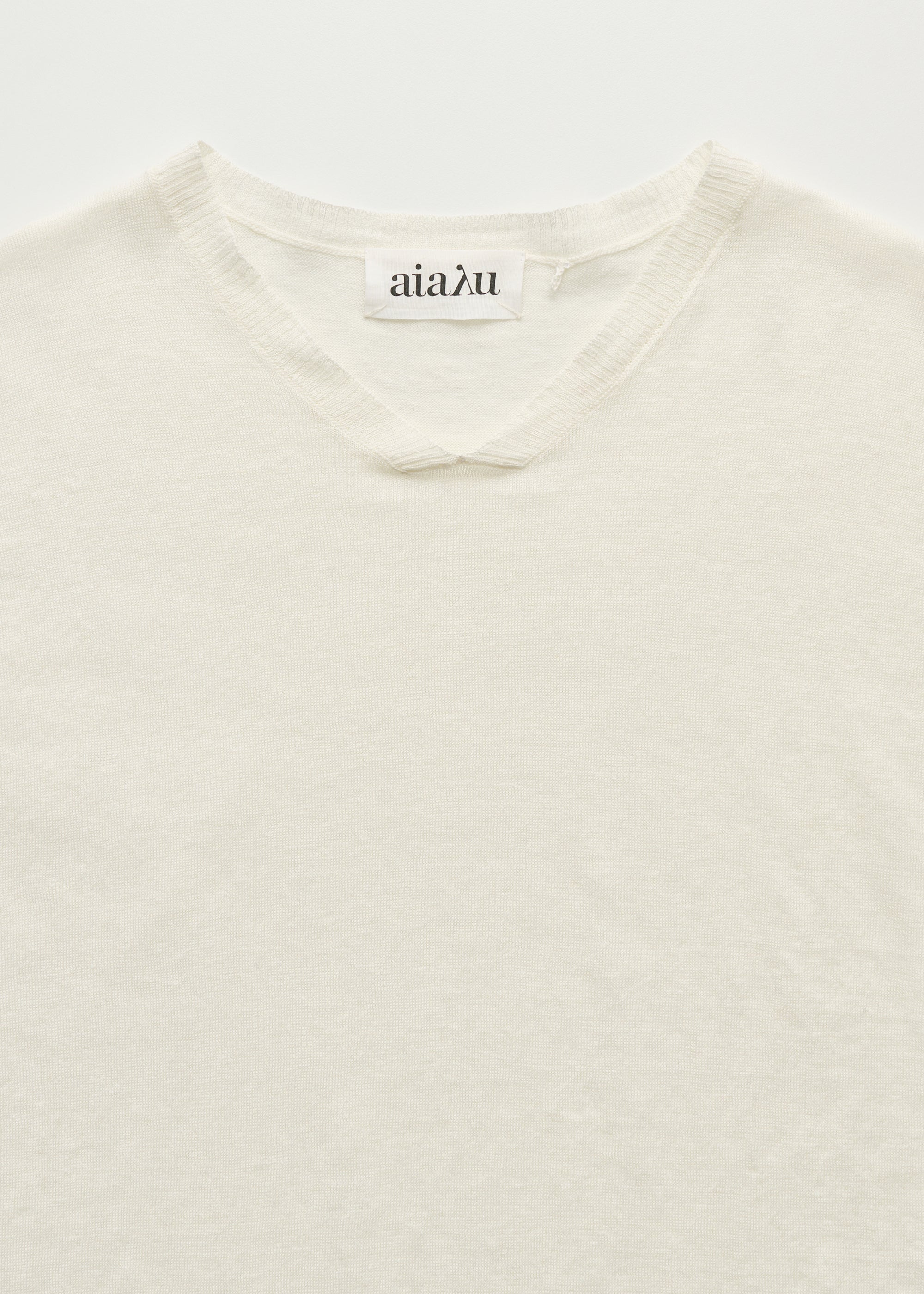 Priti vest – linen | Ecru Vest aiayu