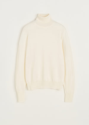 Quinn sweater – merino wool | Ecru Sweater aiayu
