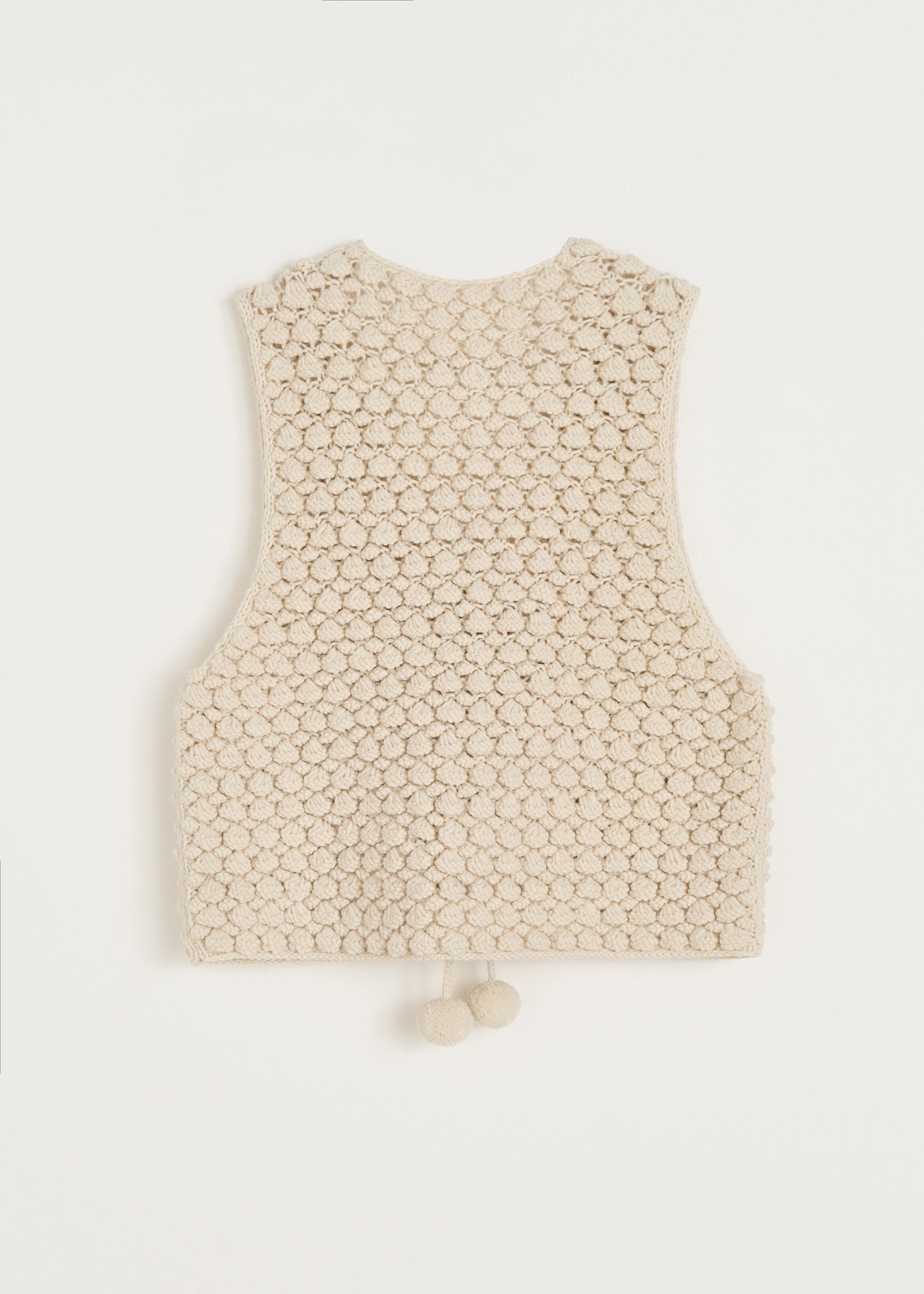 Ravi vest – highland wool | Pure Ecru Vest aiayu