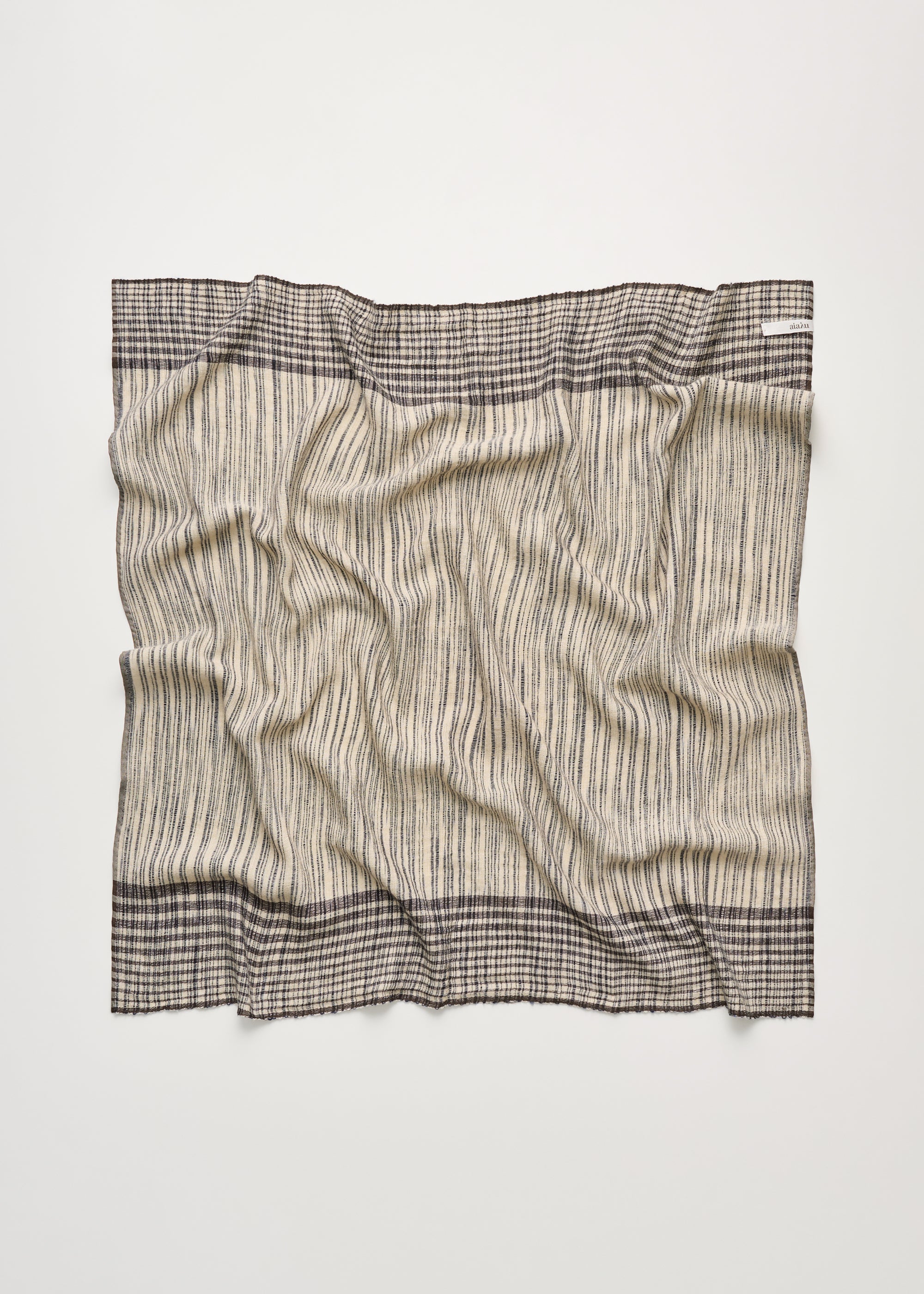 Riisan scarf – cashmere silk blend | Mix Navy Scarf aiayu