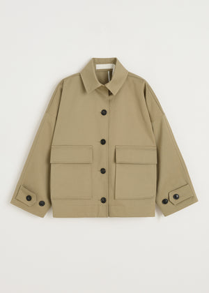 Ritu jacket twill | Classic Khaki Jacket aiayu